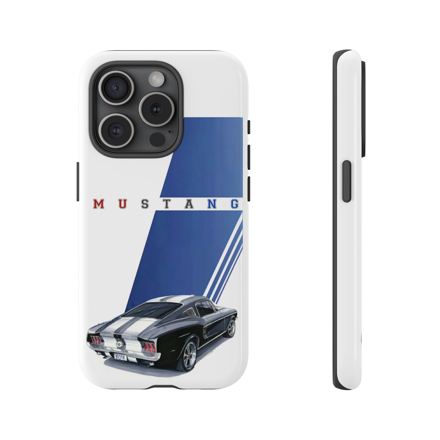 Mustang Car Art Tough Cases For iPhones, Samsung Galaxy and Google Pixel