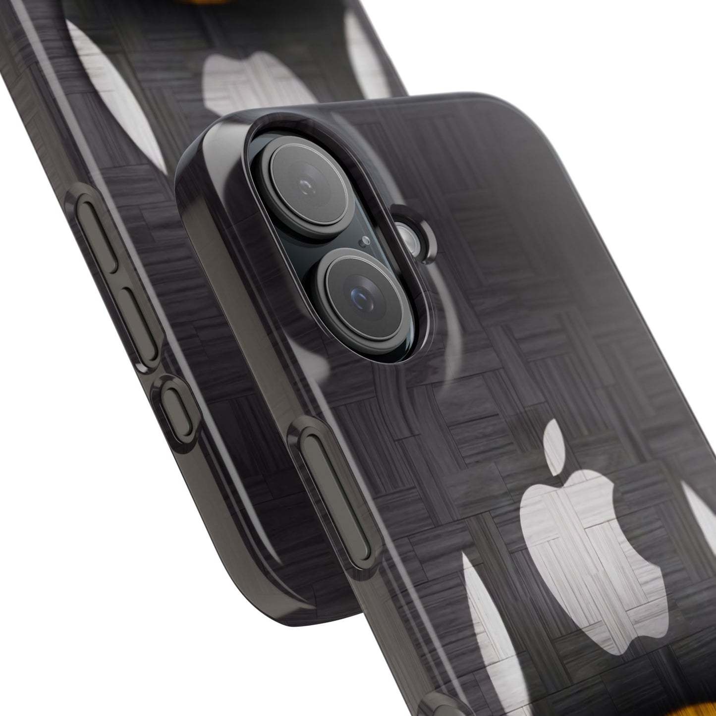 Mushroom Apple Slim Phone Case for iPhone Cute Gamer Phone Accessory, Kids Gift