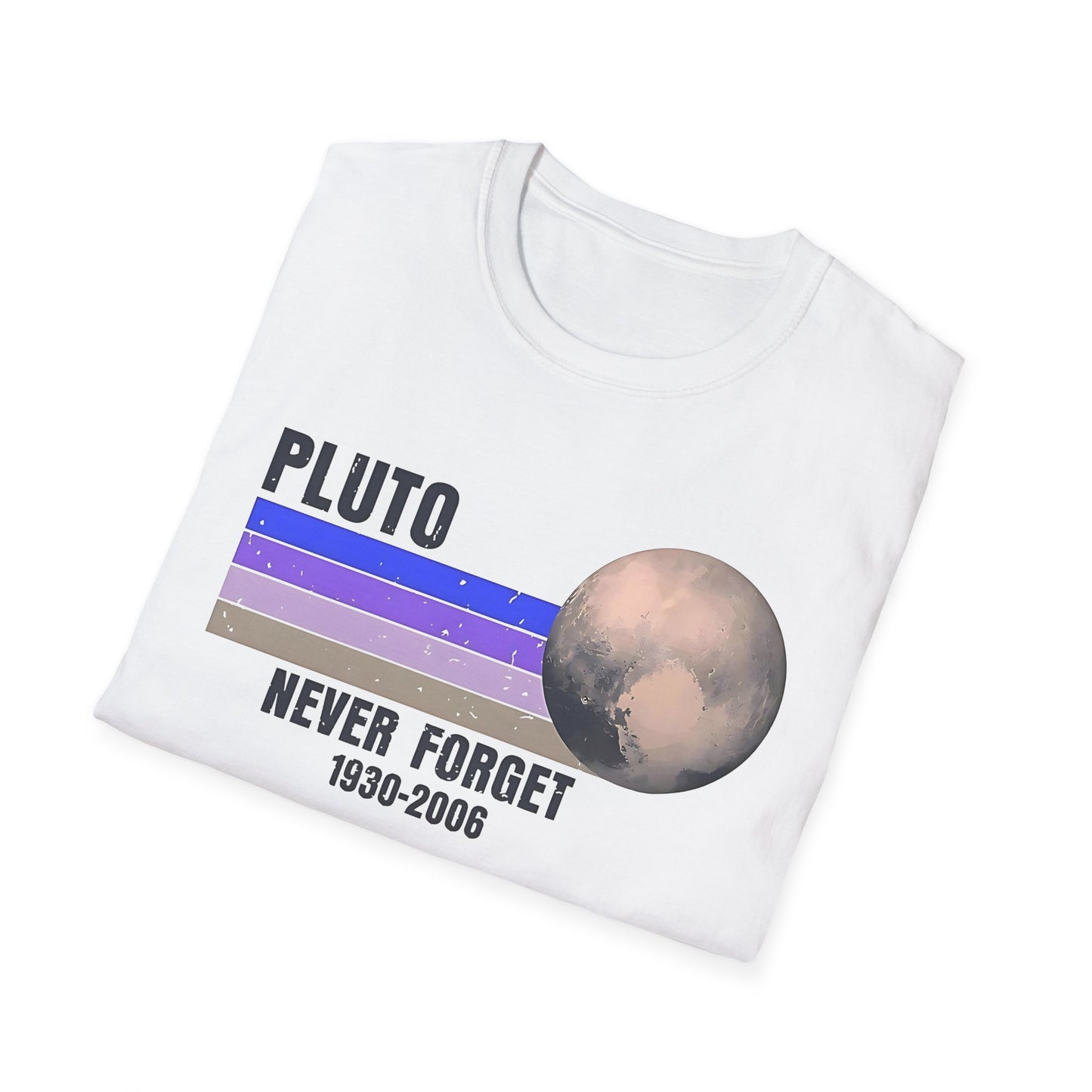 Retro Pluto Never Forget T-Shirt, Space Lover Gift, Astronomy Tee, Nostalgia