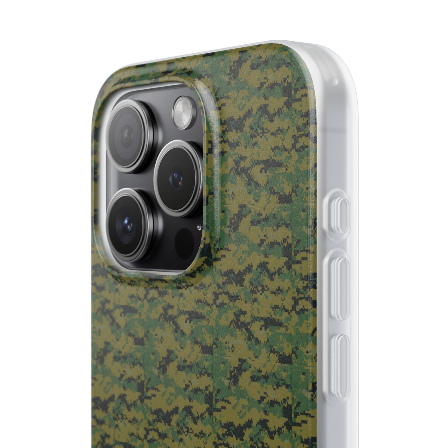 Marapat Pixelated Camo Flexible Phone Cases For iPhone and Samsung Galaxy