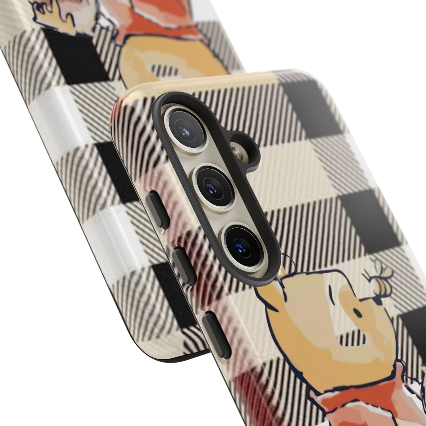 Cute Animal Phone Case, Winnie the Pooh Design, Gift for Kids, Character Case,