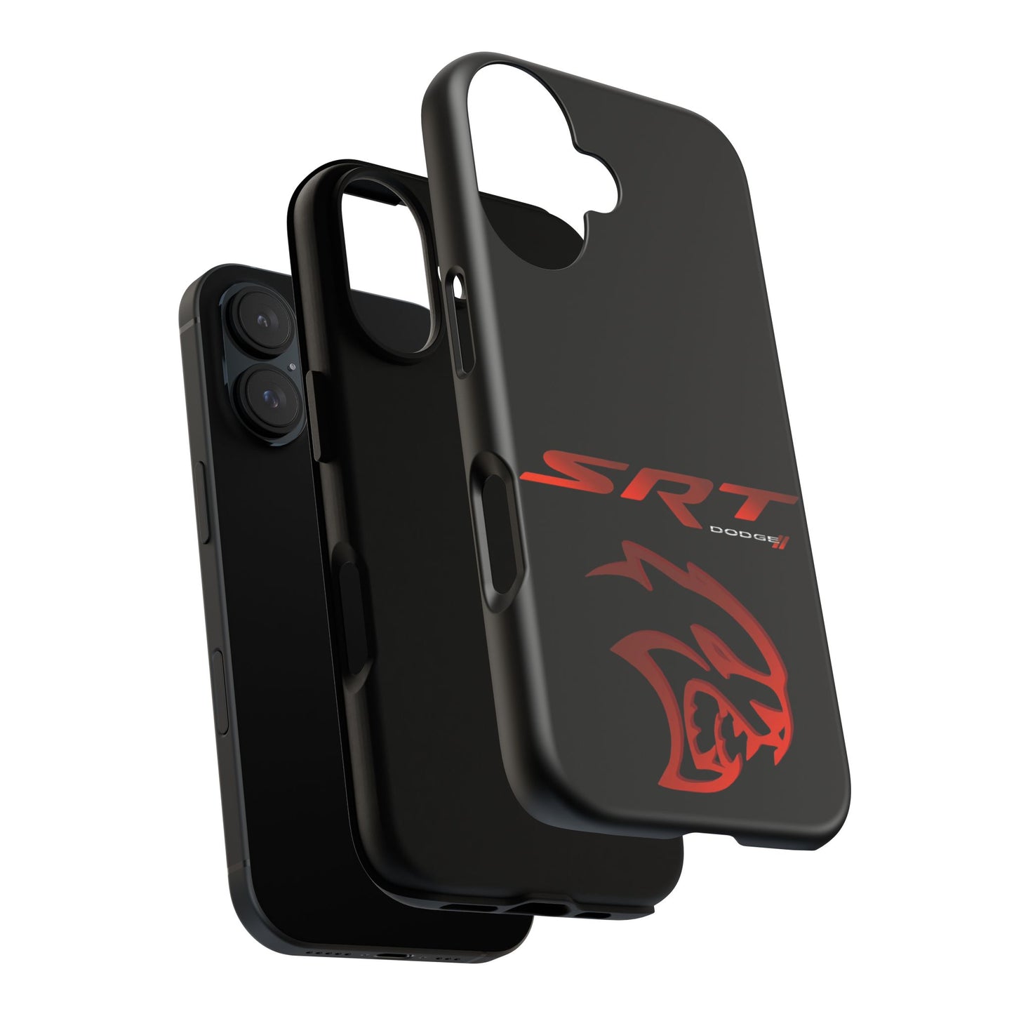 Black SRT Tough Case for iPhones, Galaxy Phones and Google Pixel