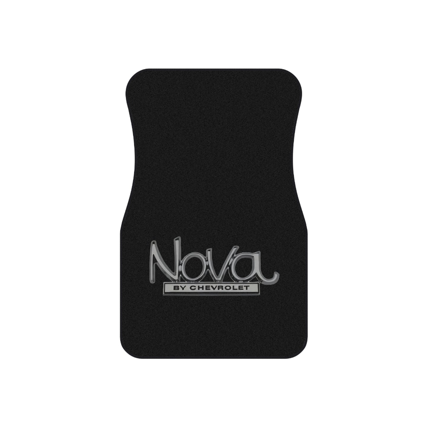 Nova By Chevrolet, Black Universal Car Mats (2x Front), Custom Auto Floor Mats