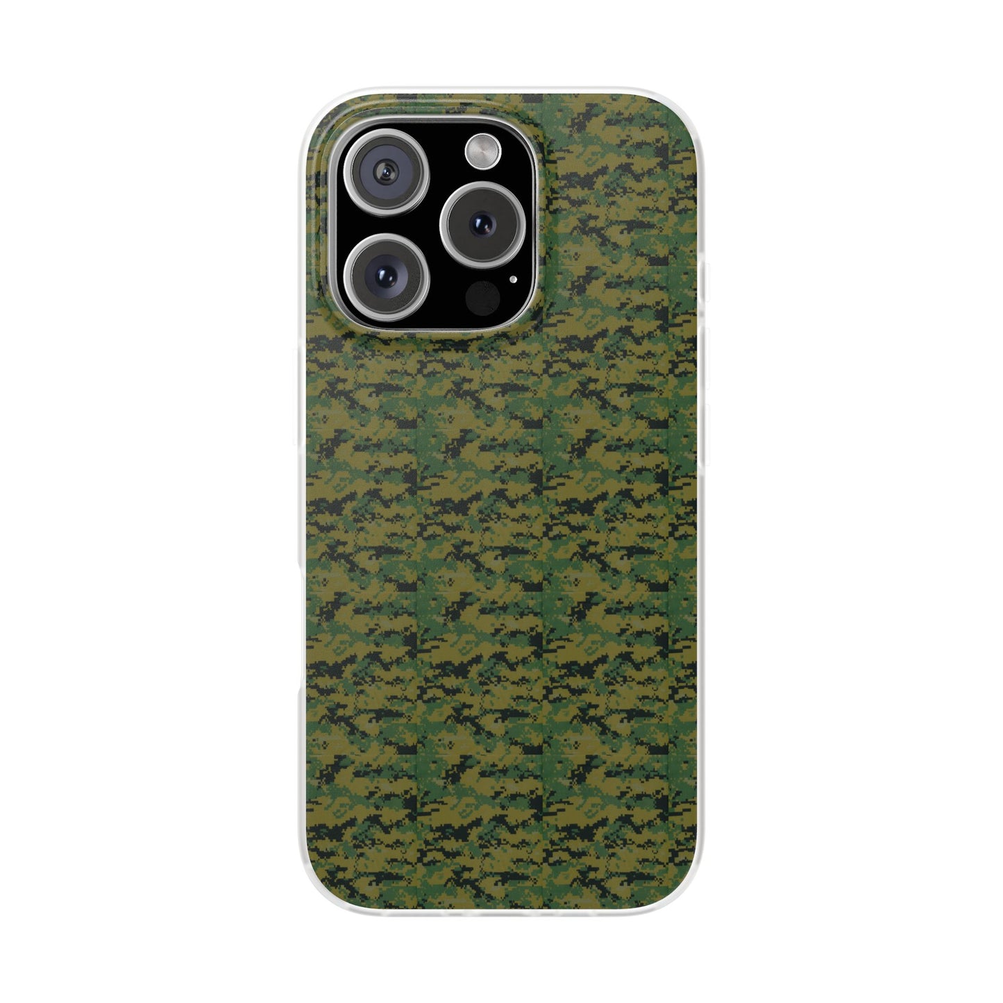 Marapat Pixelated Camo Flexible Phone Cases For iPhone and Samsung Galaxy