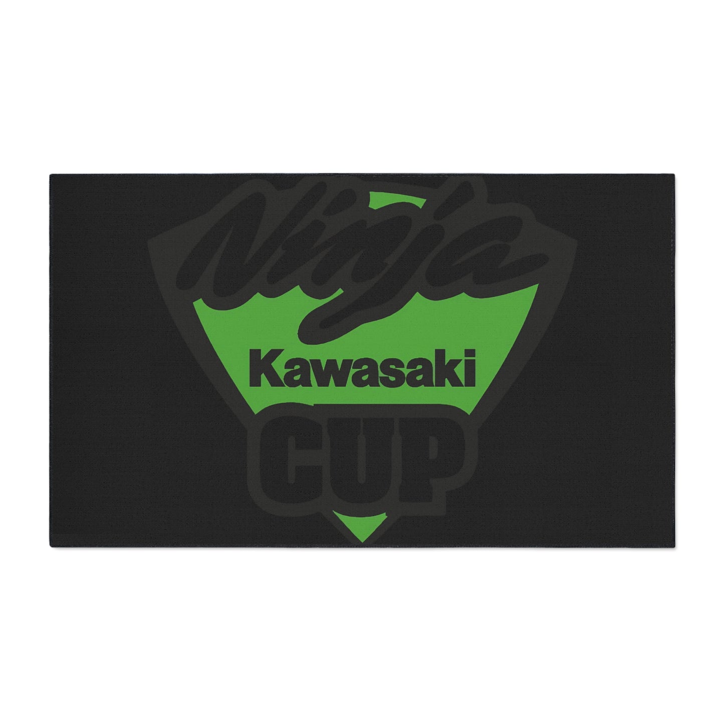 Motorsports Ninja Cup Kawasaki Floor mat | Motorcycle Garage Mat