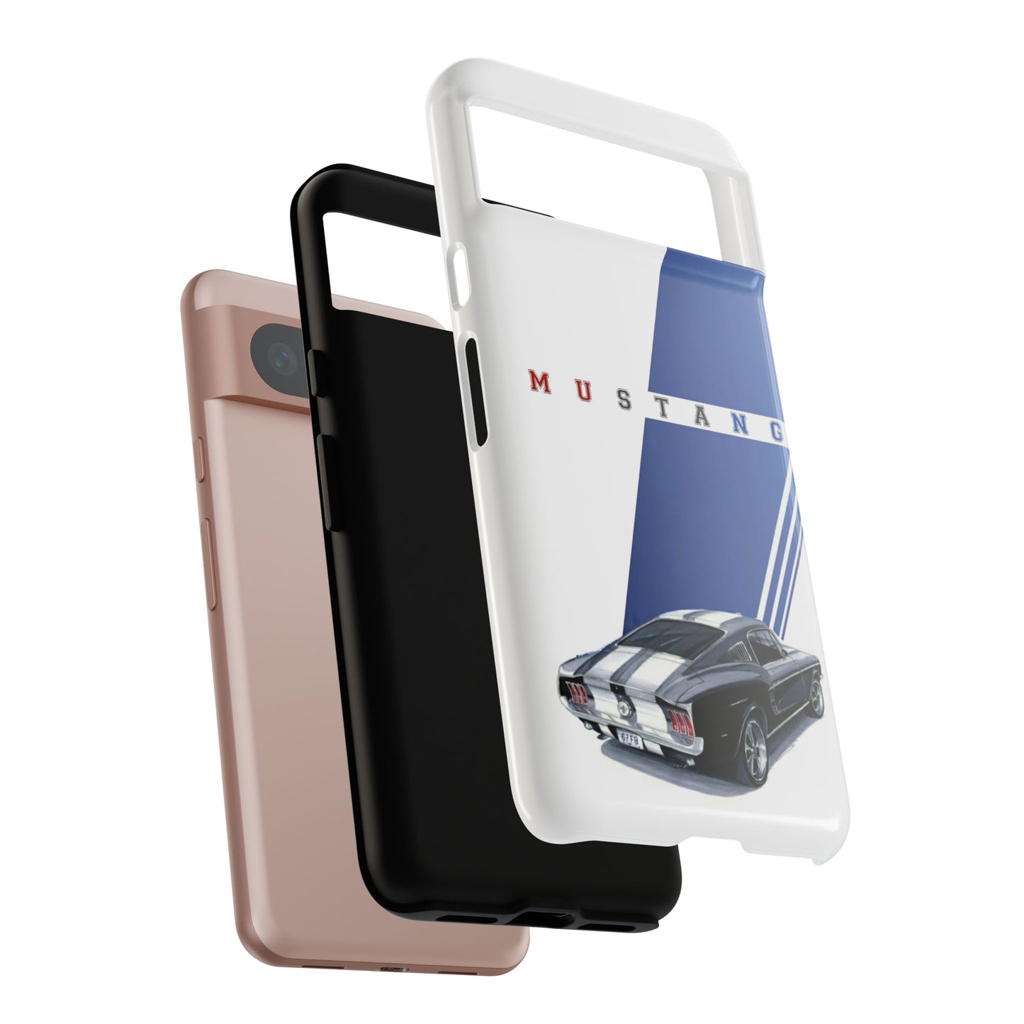 Mustang Car Art Tough Cases For iPhones, Samsung Galaxy and Google Pixel
