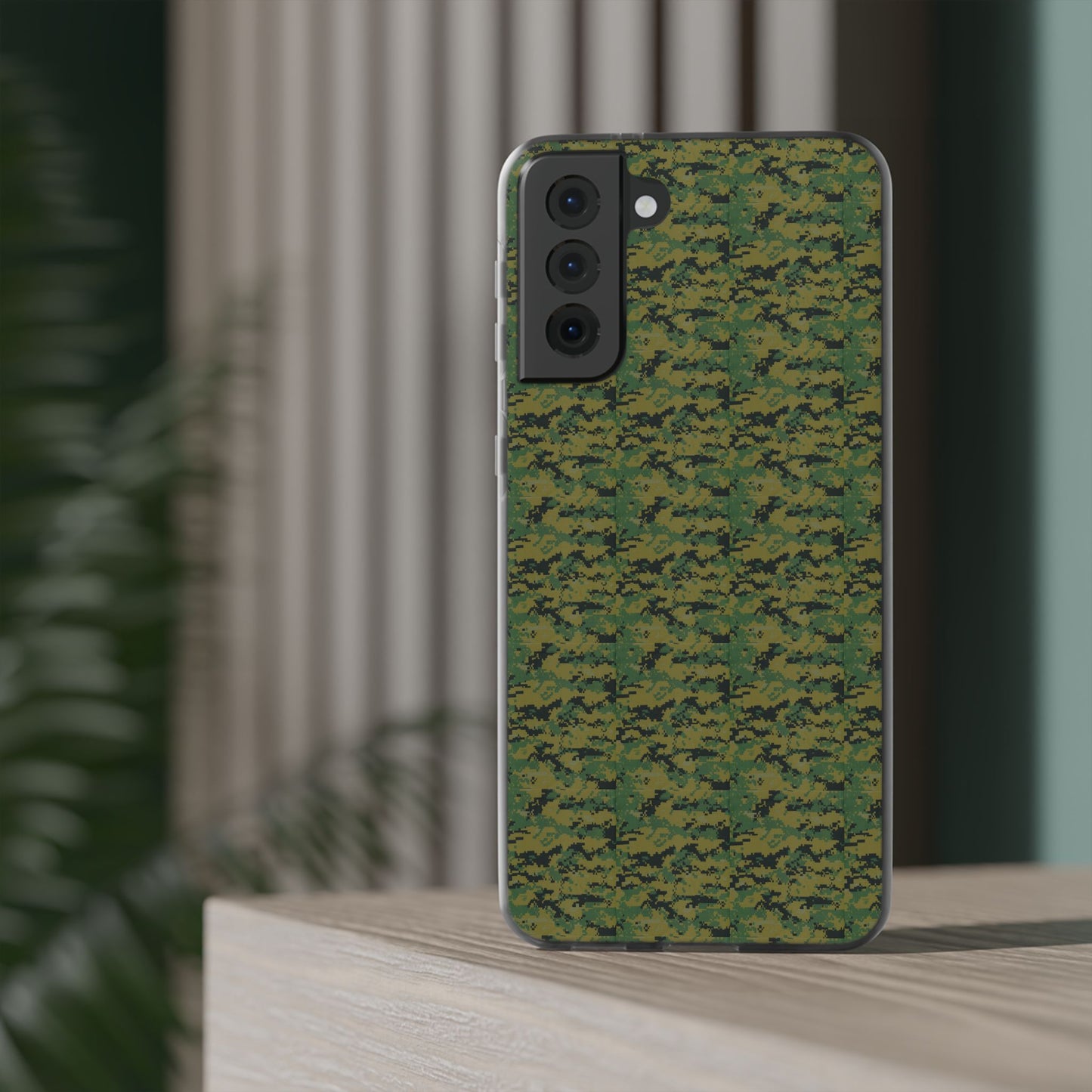 Marapat Pixelated Camo Flexible Phone Cases For iPhone and Samsung Galaxy