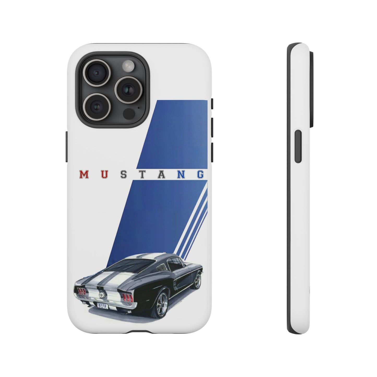 Mustang Car Art Tough Cases For iPhones, Samsung Galaxy and Google Pixel