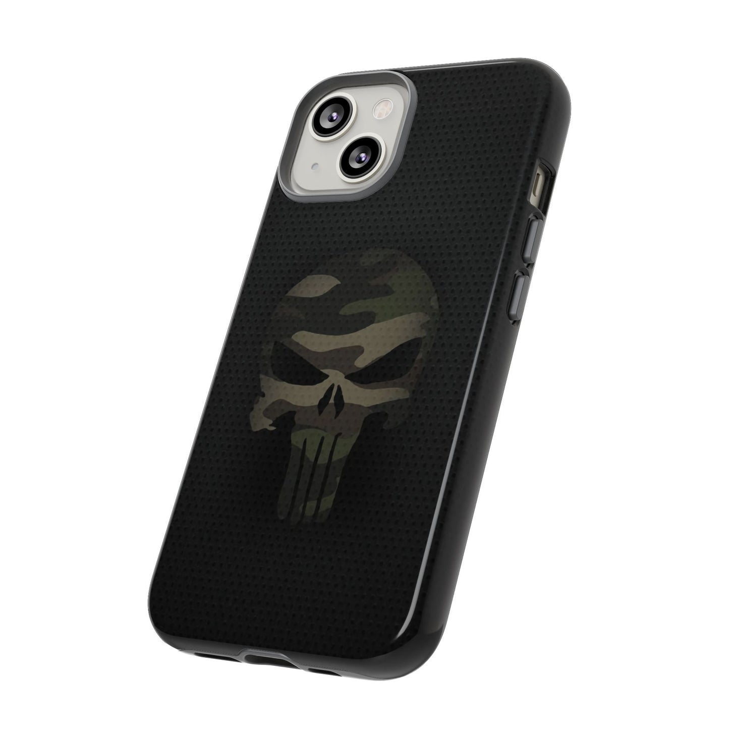 Camo Green Tough Case For iPhone, Samsung Galaxy, Pixel, Punisher Graphic