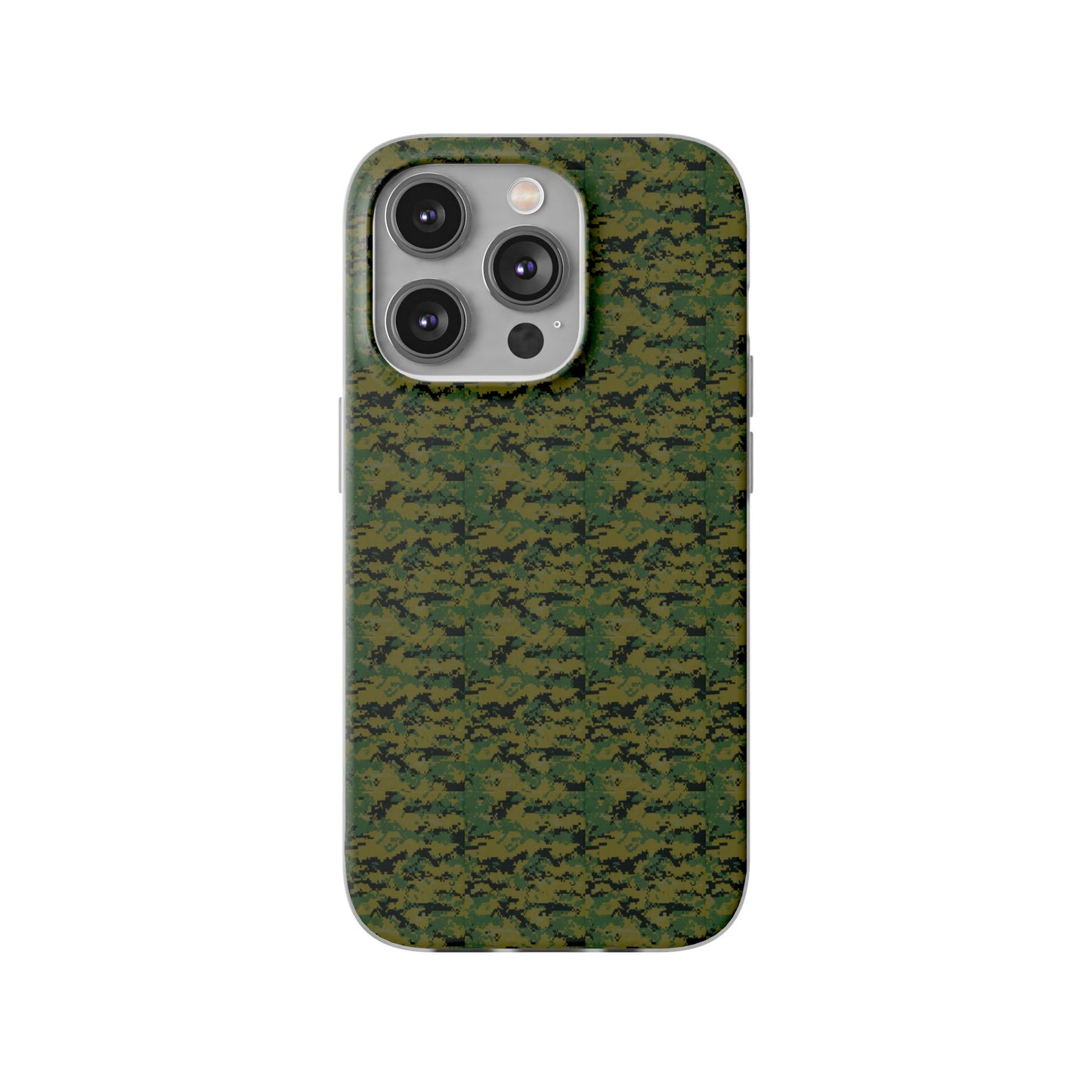 Marapat Pixelated Camo Flexible Phone Cases For iPhone and Samsung Galaxy