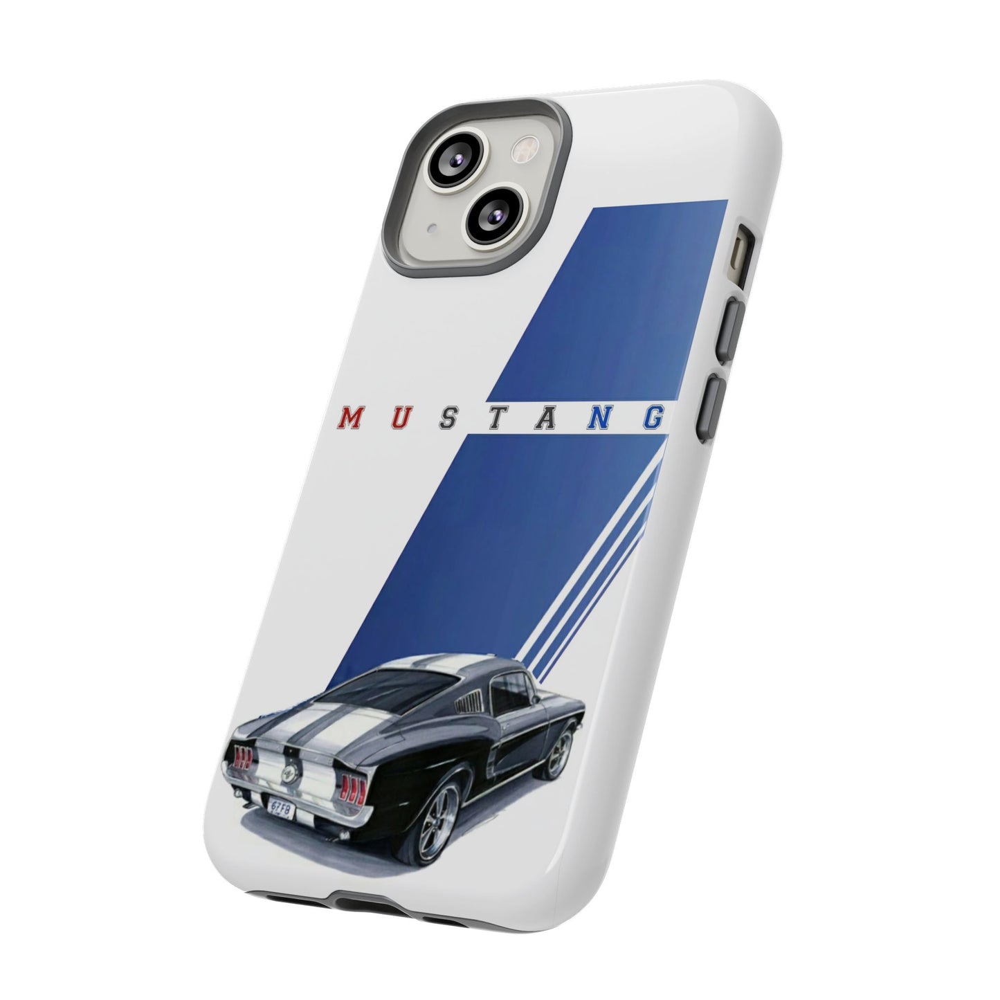 Mustang Car Art Tough Cases For iPhones, Samsung Galaxy and Google Pixel