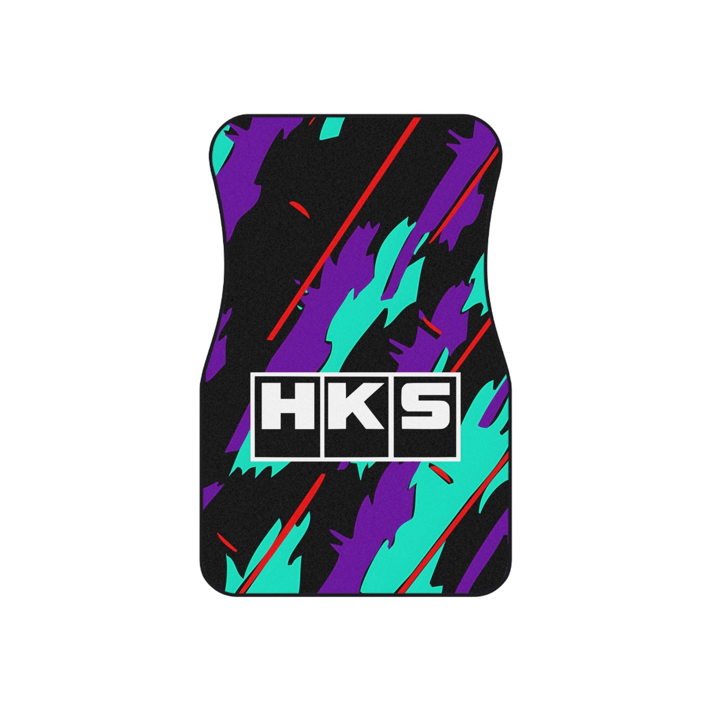 Retro HKS JDM Car Mats Set Of 4, For 90's HKS Fans, Custom Floor Mats