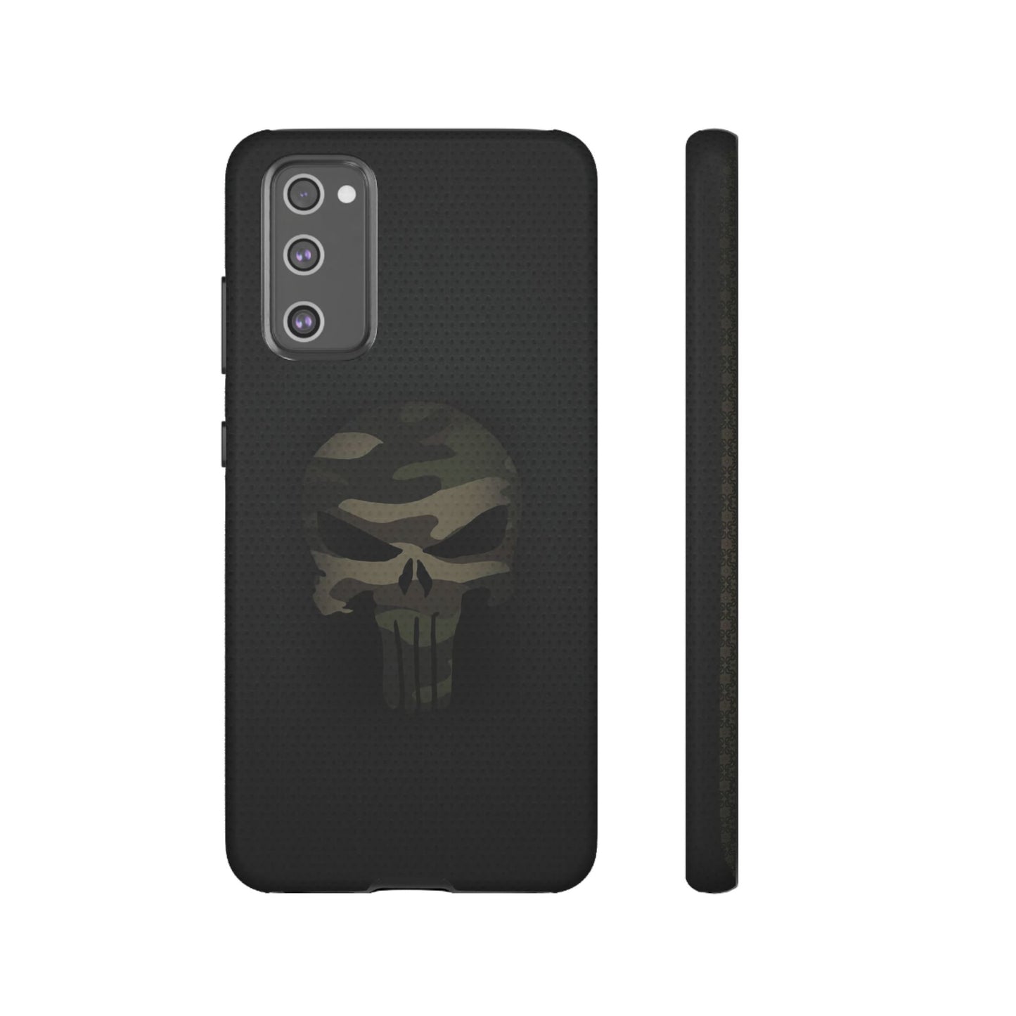 Camo Green Tough Case For iPhone, Samsung Galaxy, Jake Skull Punisher Graphic