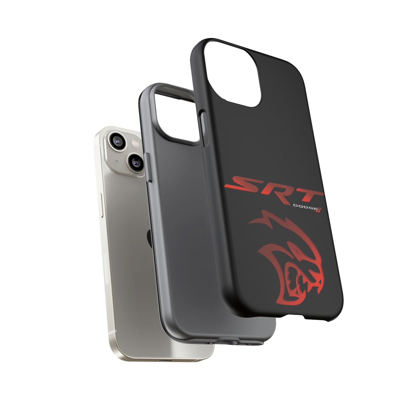 Black SRT Tough Case for iPhones, Galaxy Phones and Google Pixel