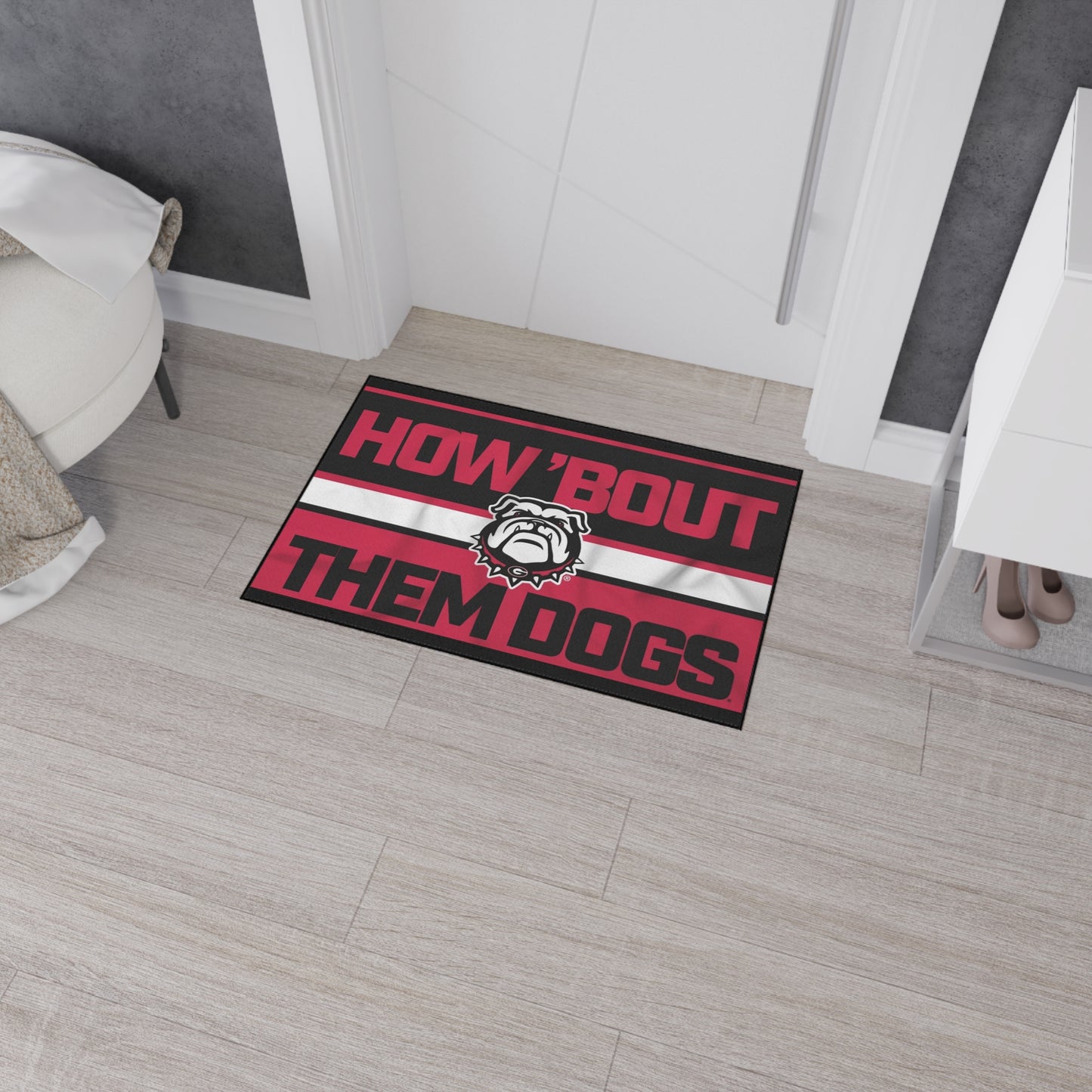 Bulldog-Themed Heavy Duty Floor Mat | Georgia Sports Decor, How Bout Them Bulldogs