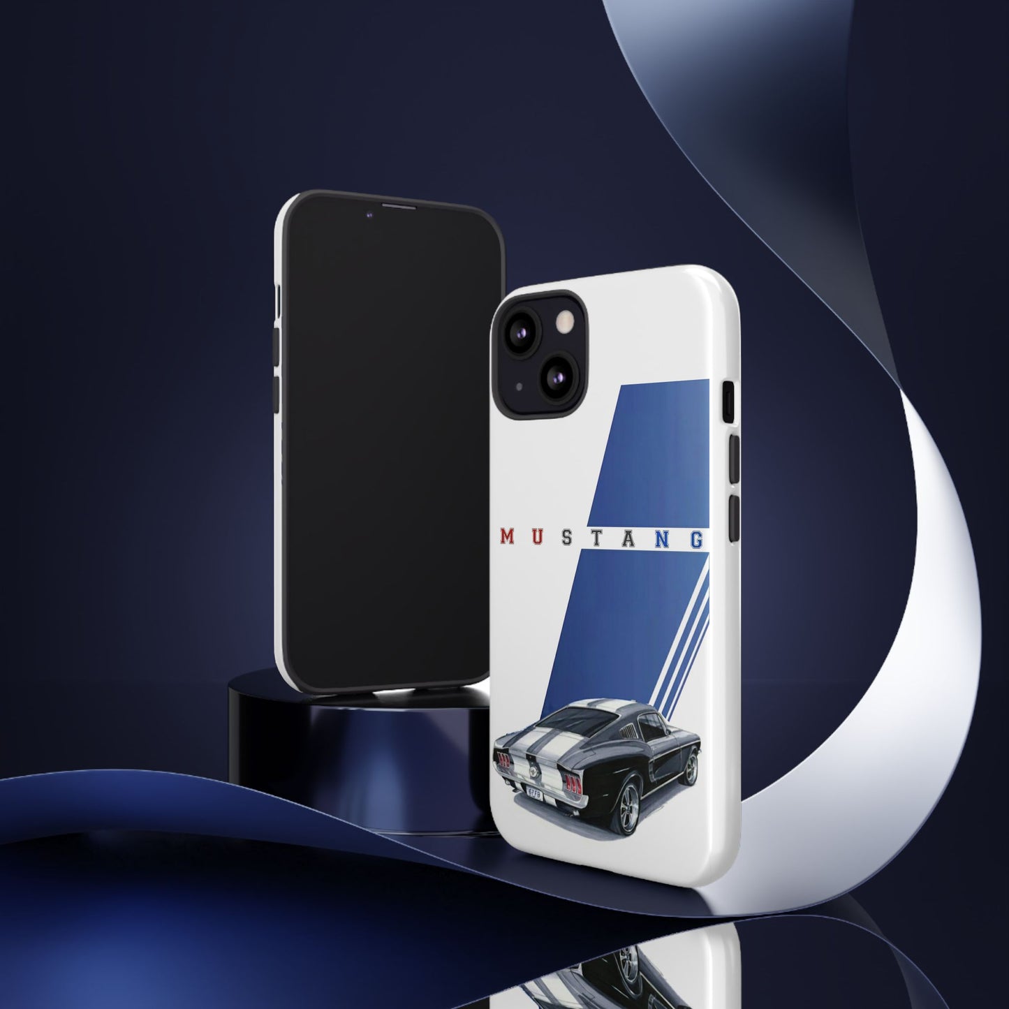 Mustang Car Art Tough Cases For iPhones, Samsung Galaxy and Google Pixel