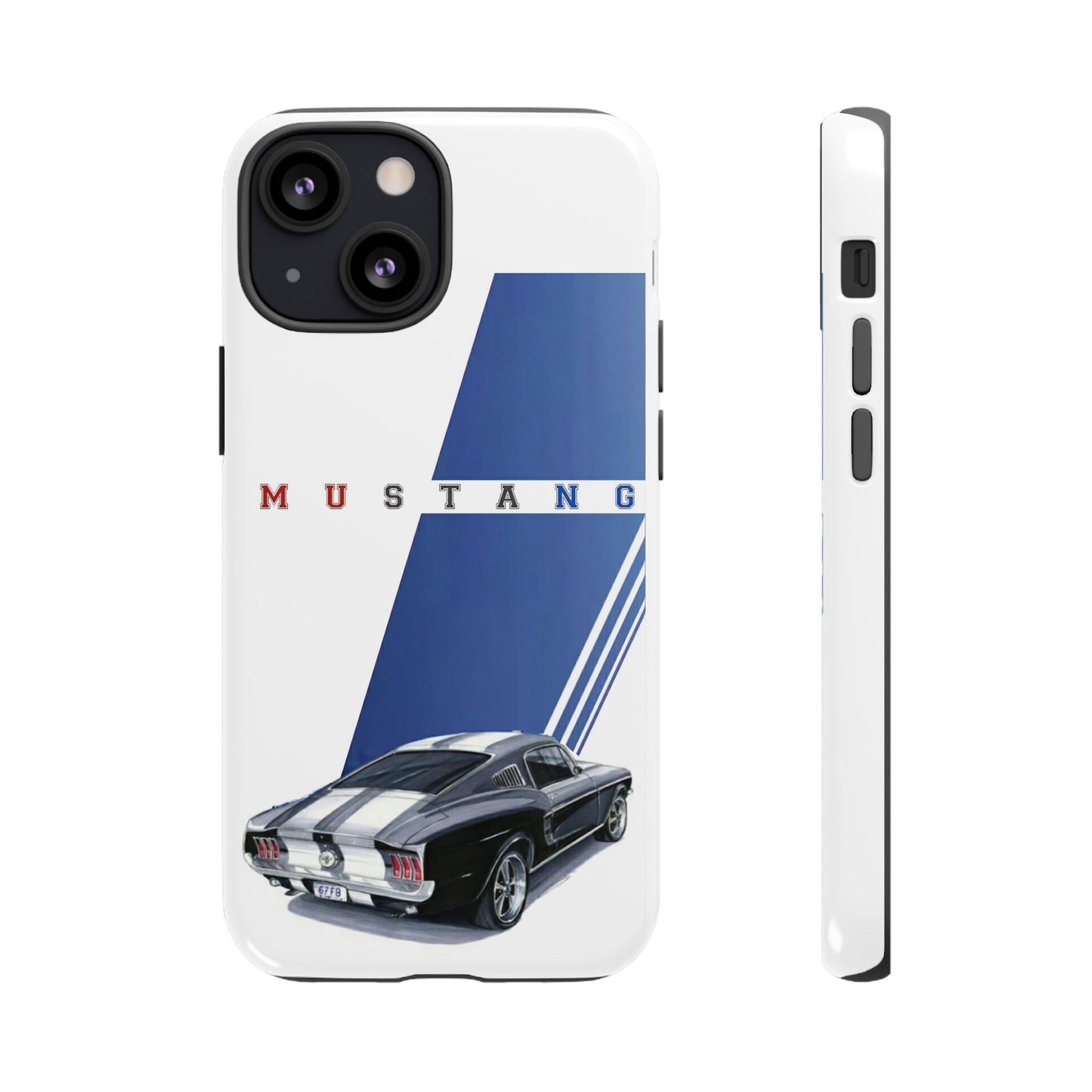 Mustang Car Art Tough Cases For iPhones, Samsung Galaxy and Google Pixel