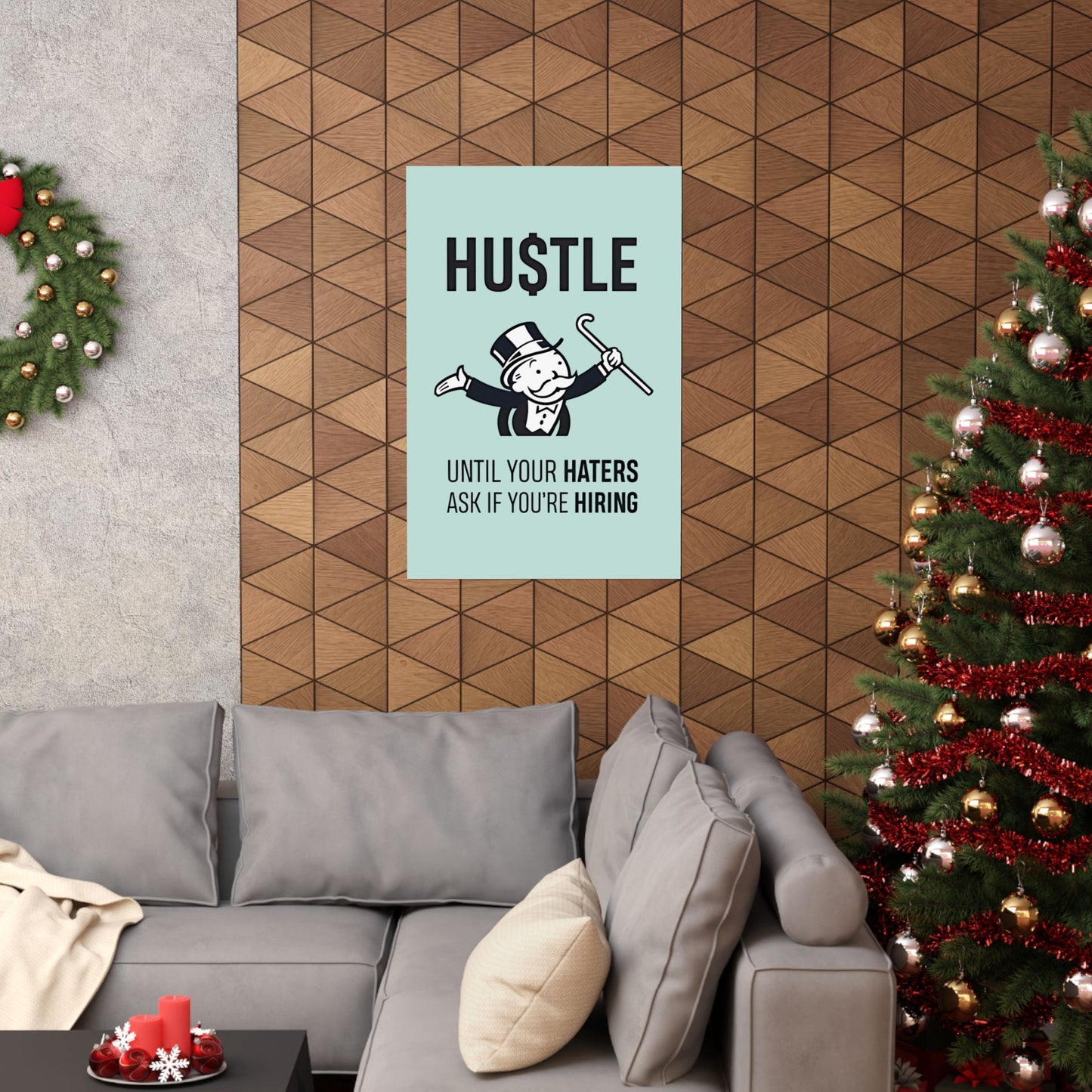 Hustle Until Your Haters Ask If You're Hiring Matte Vertical Posters