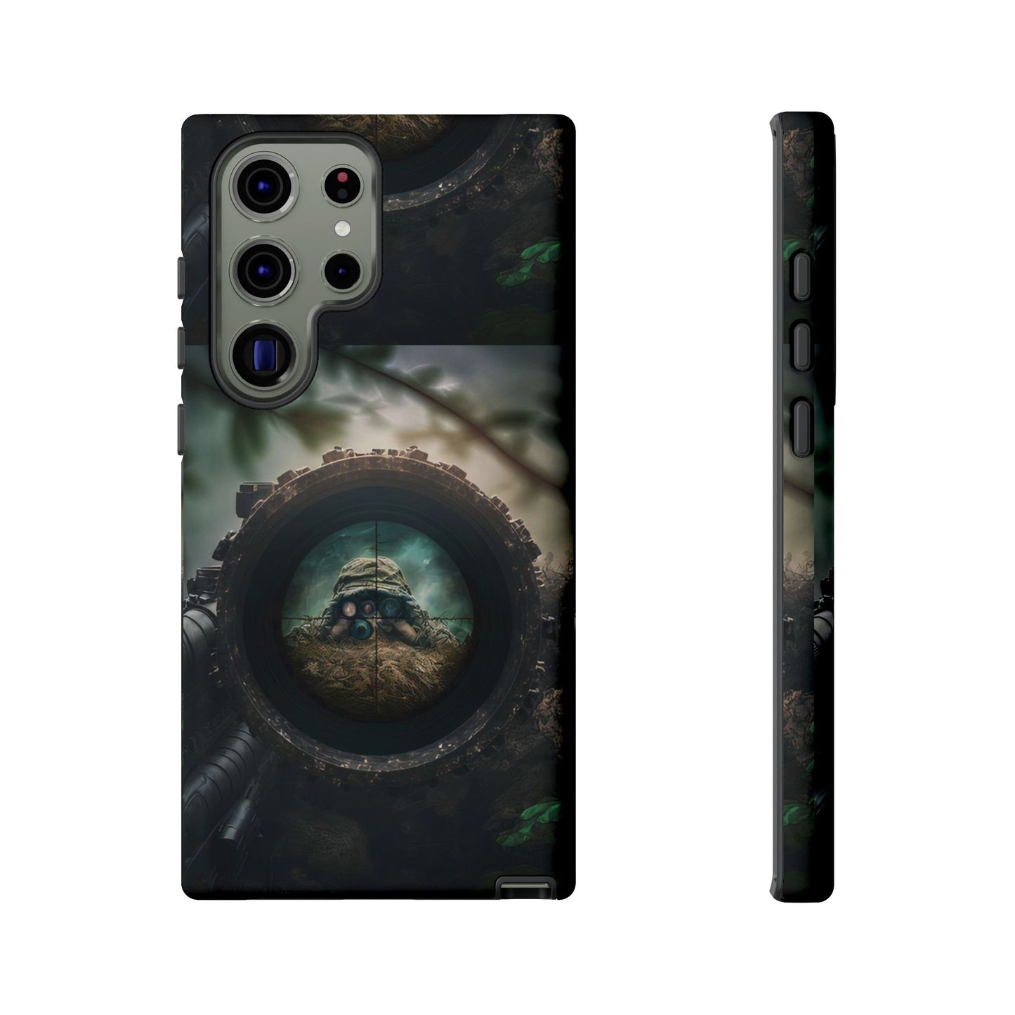 Sniper Scope Soldier Phone Case | Dual Layer Tough Cover  For iPhone