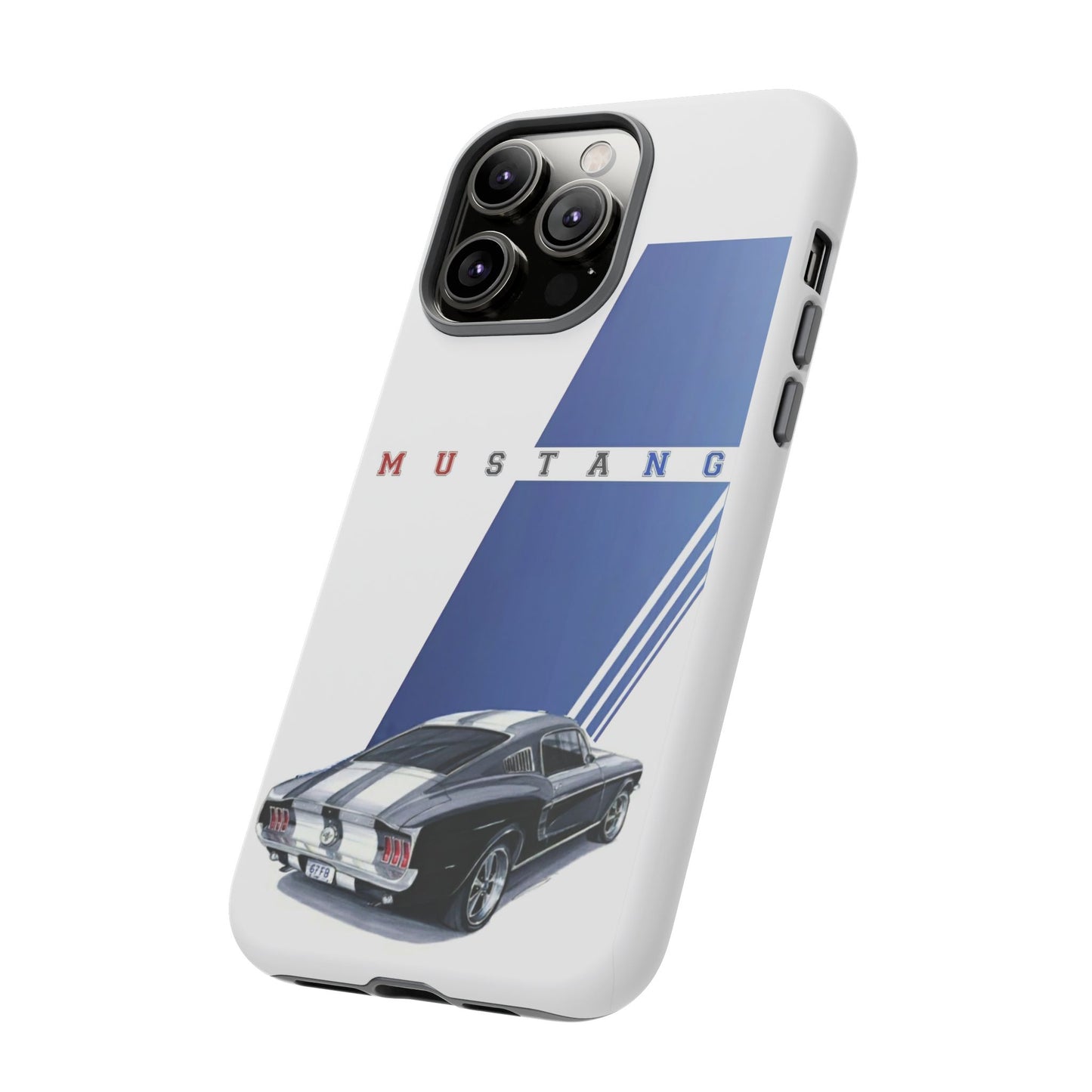 Mustang Car Art Tough Cases For iPhones, Samsung Galaxy and Google Pixel