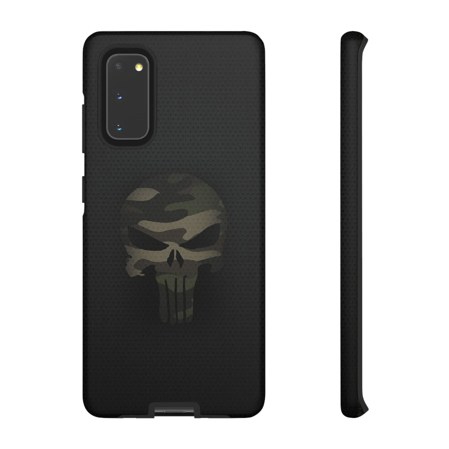 Camo Green Tough Case For iPhone, Samsung Galaxy, Jake Skull Punisher Graphic