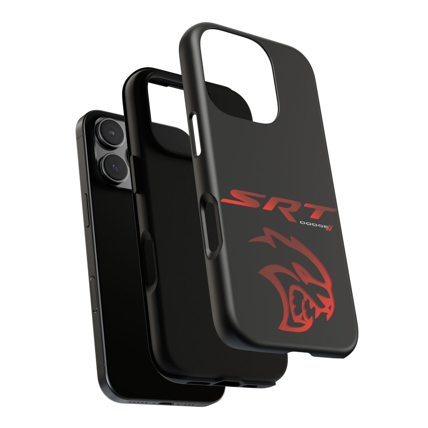 Black SRT Tough Case for iPhones, Galaxy Phones and Google Pixel