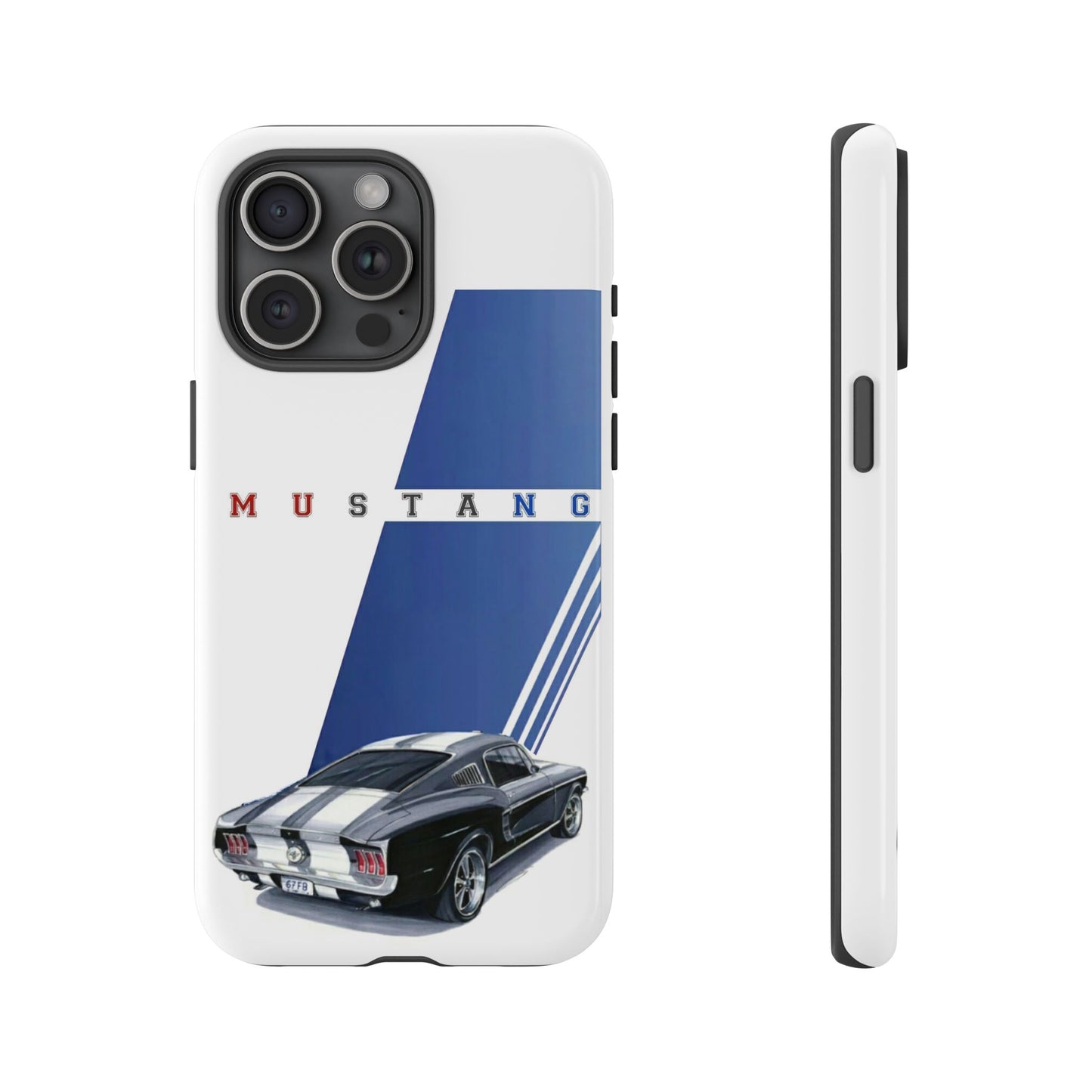 Mustang Car Art Tough Cases For iPhones, Samsung Galaxy and Google Pixel