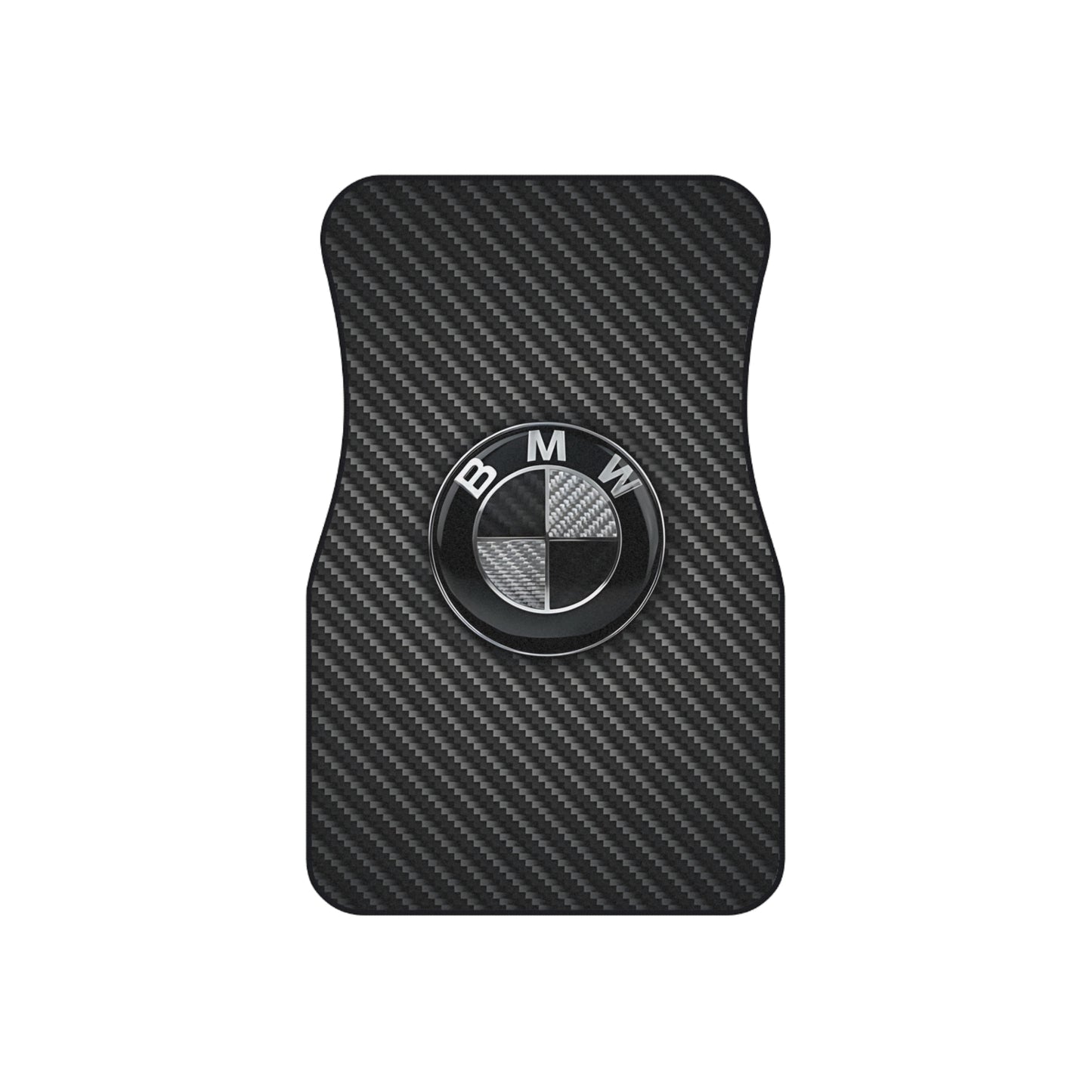 For BMW, Black and Gray Design Car Mats (Set of 4), Custom Design