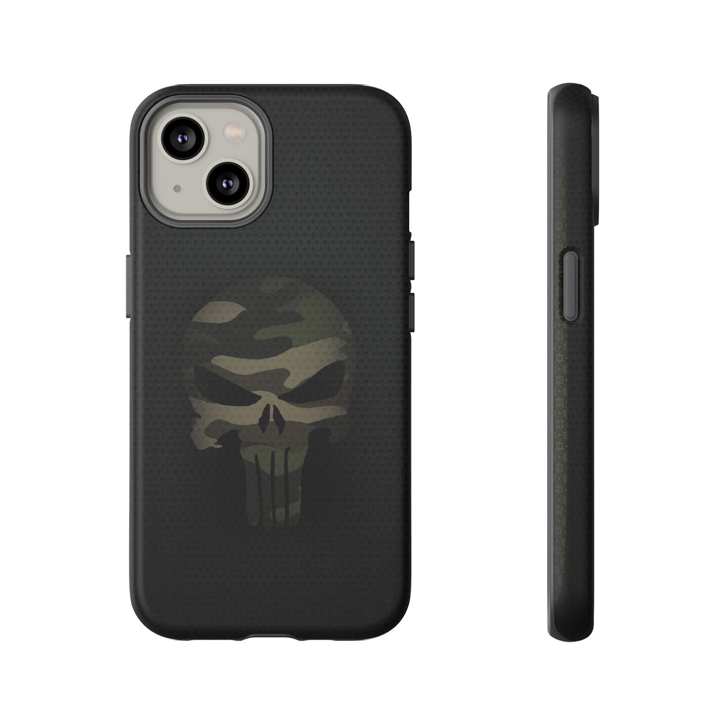 Camo Green Tough Case For iPhone, Samsung Galaxy, Jake Skull Punisher Graphic