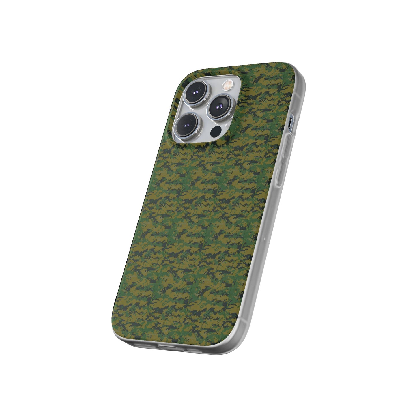 Marapat Pixelated Camo Flexible Phone Cases For iPhone and Samsung Galaxy