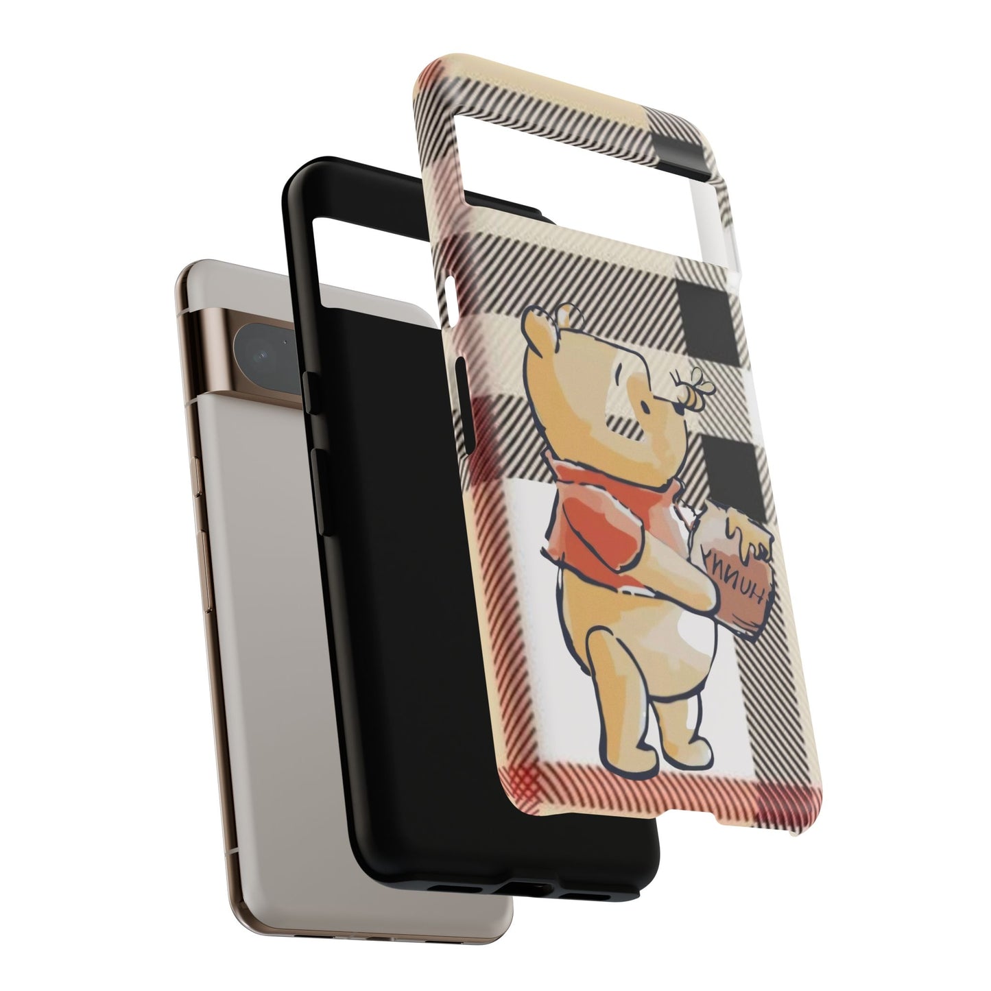 Cute Animal Phone Case, Winnie the Pooh Design, Gift for Kids, Character Case,