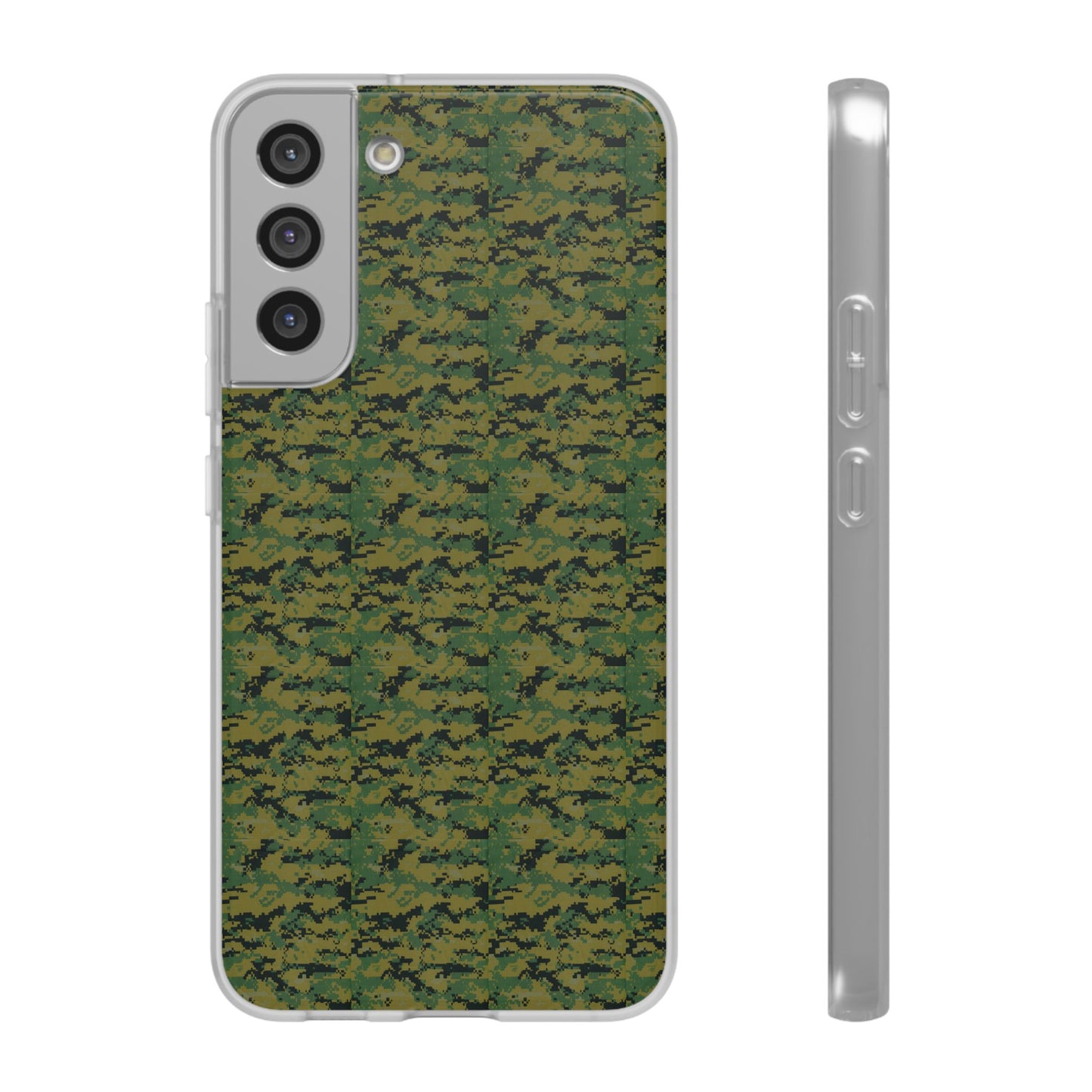 Marapat Pixelated Camo Flexible Phone Cases For iPhone and Samsung Galaxy