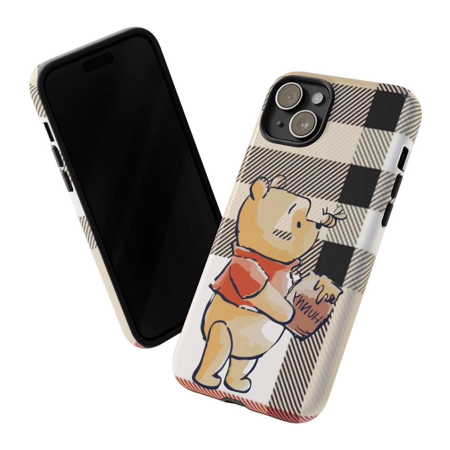 Cute Animal Phone Case, Winnie the Pooh Design, Gift for Kids, Character Case,