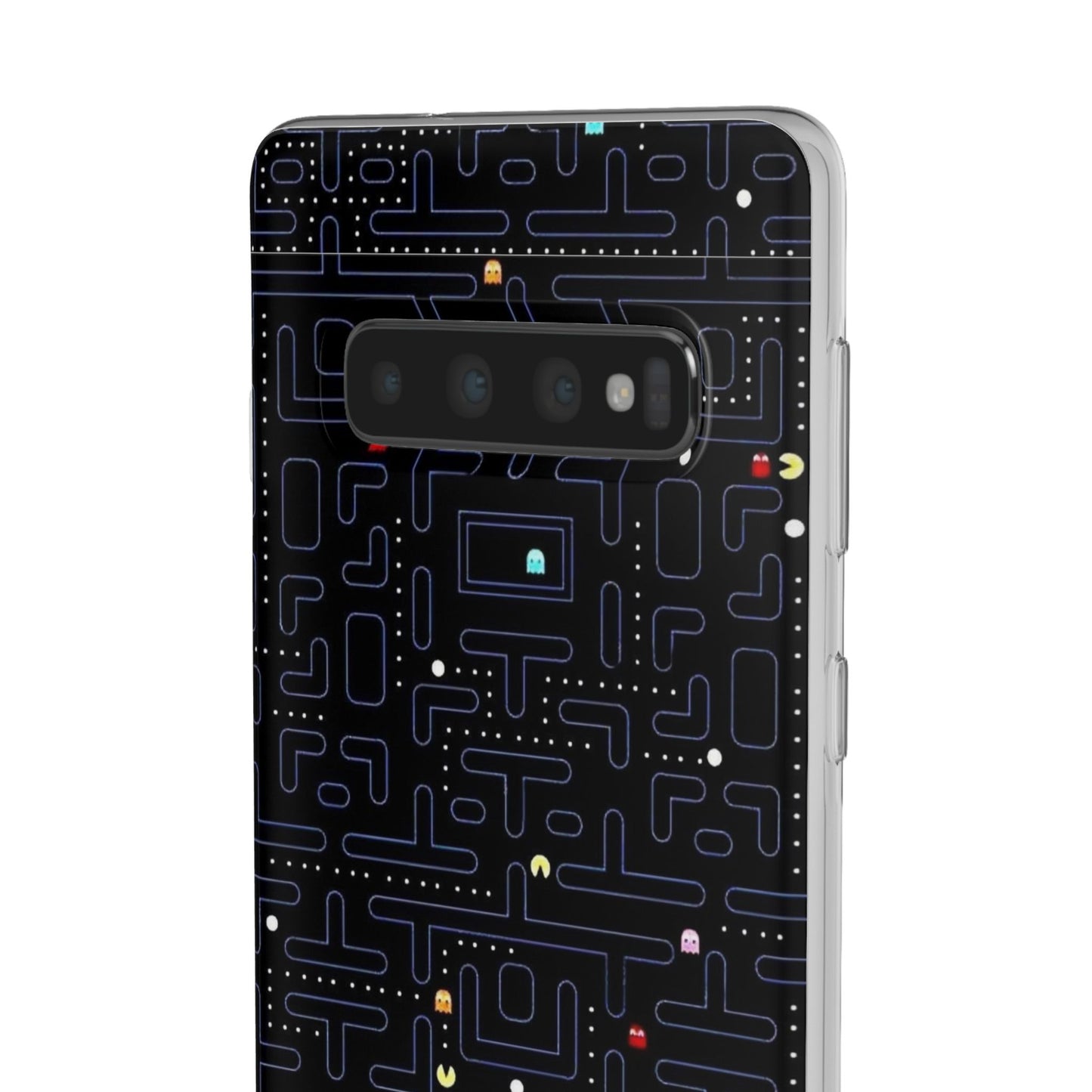 Retro Arcade Gaming TPU Phone Case, Fun Flexi Case, Gift for Gamers, Pac Man