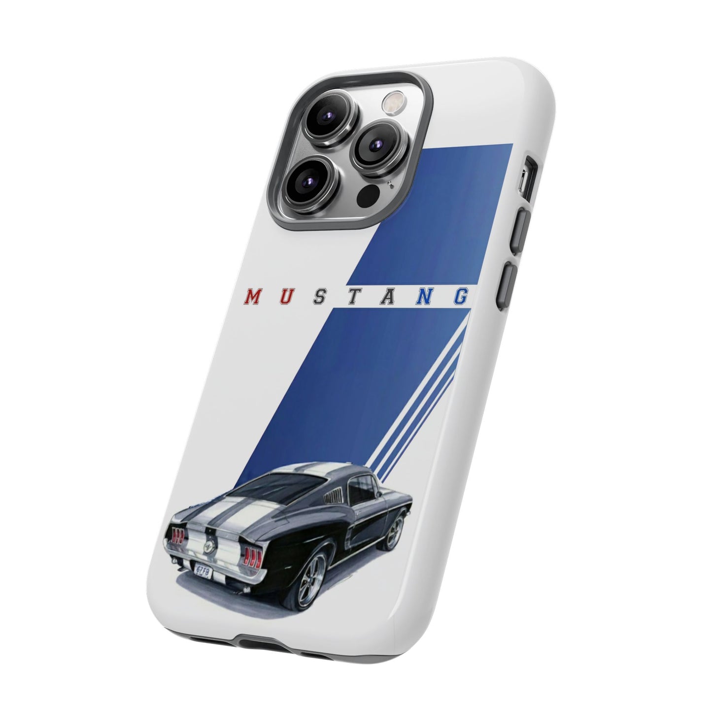 Mustang Car Art Tough Cases For iPhones, Samsung Galaxy and Google Pixel