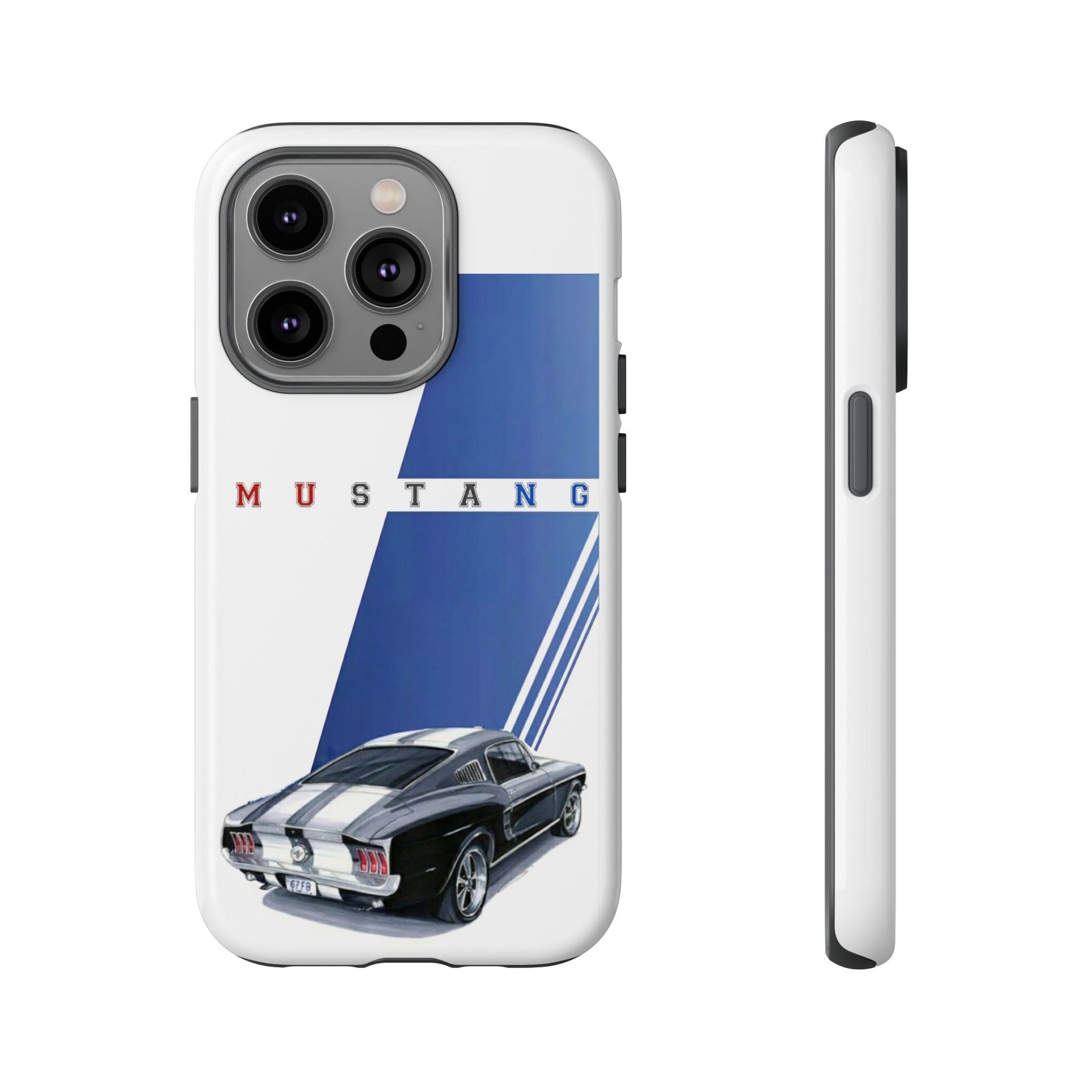Mustang Car Art Tough Cases For iPhones, Samsung Galaxy and Google Pixel