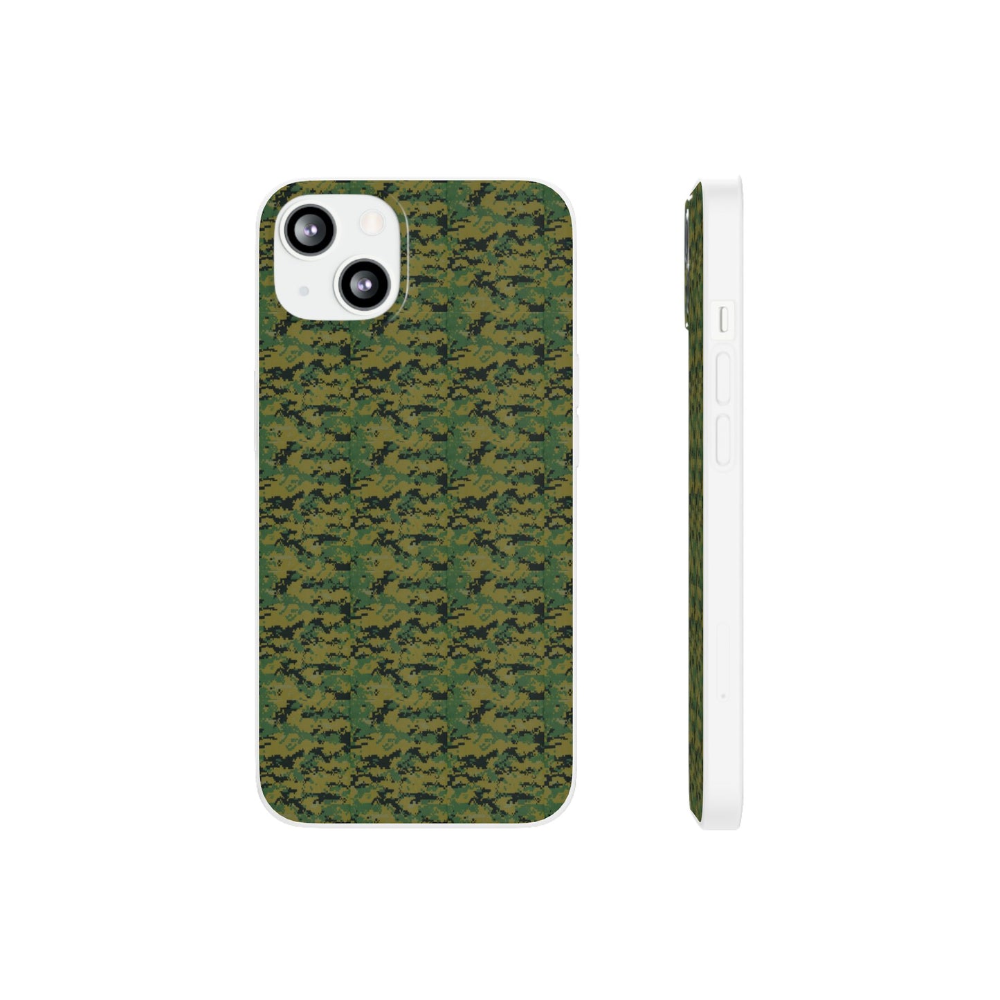 Marapat Pixelated Camo Flexible Phone Cases For iPhone and Samsung Galaxy