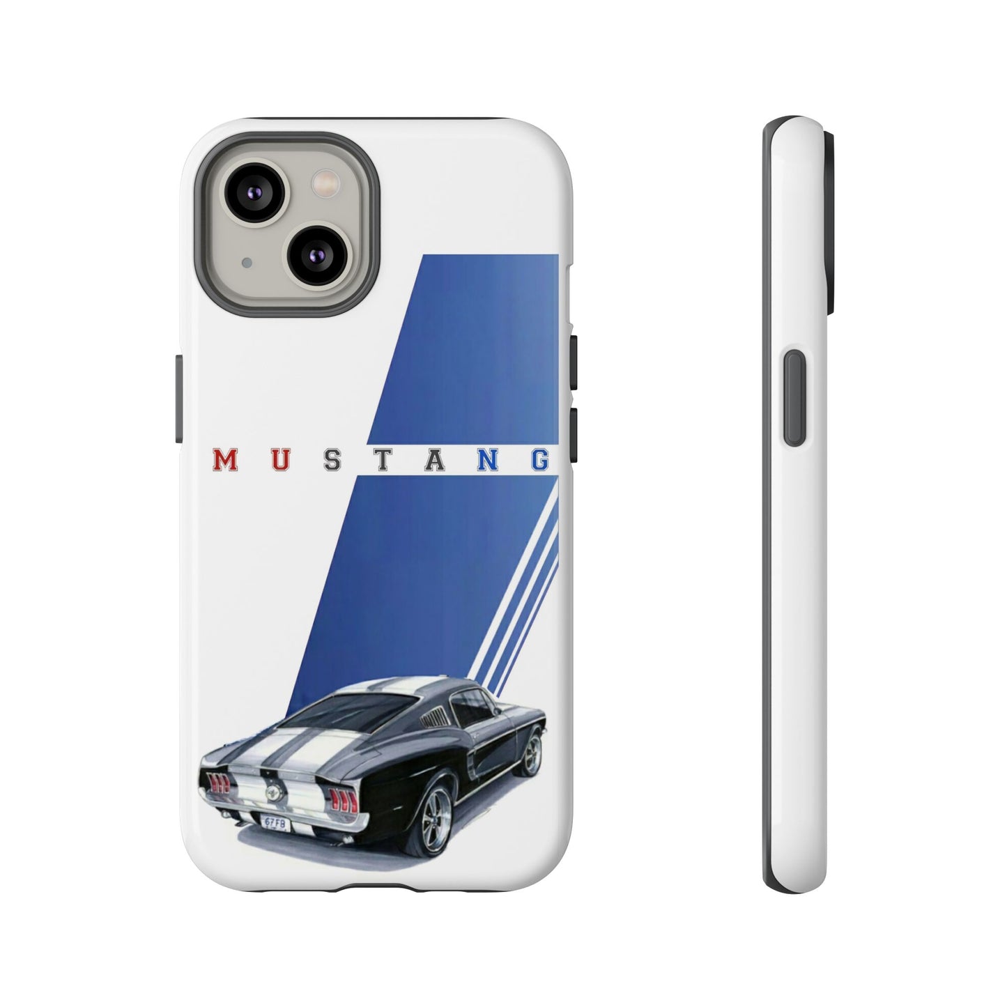 Mustang Car Art Tough Cases For iPhones, Samsung Galaxy and Google Pixel