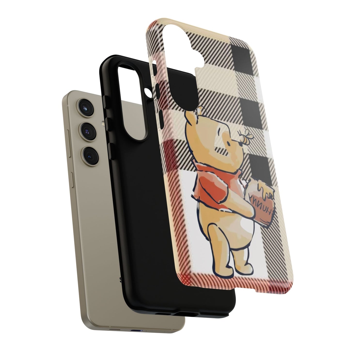 Cute Animal Phone Case, Winnie the Pooh Design, Gift for Kids, Character Case,