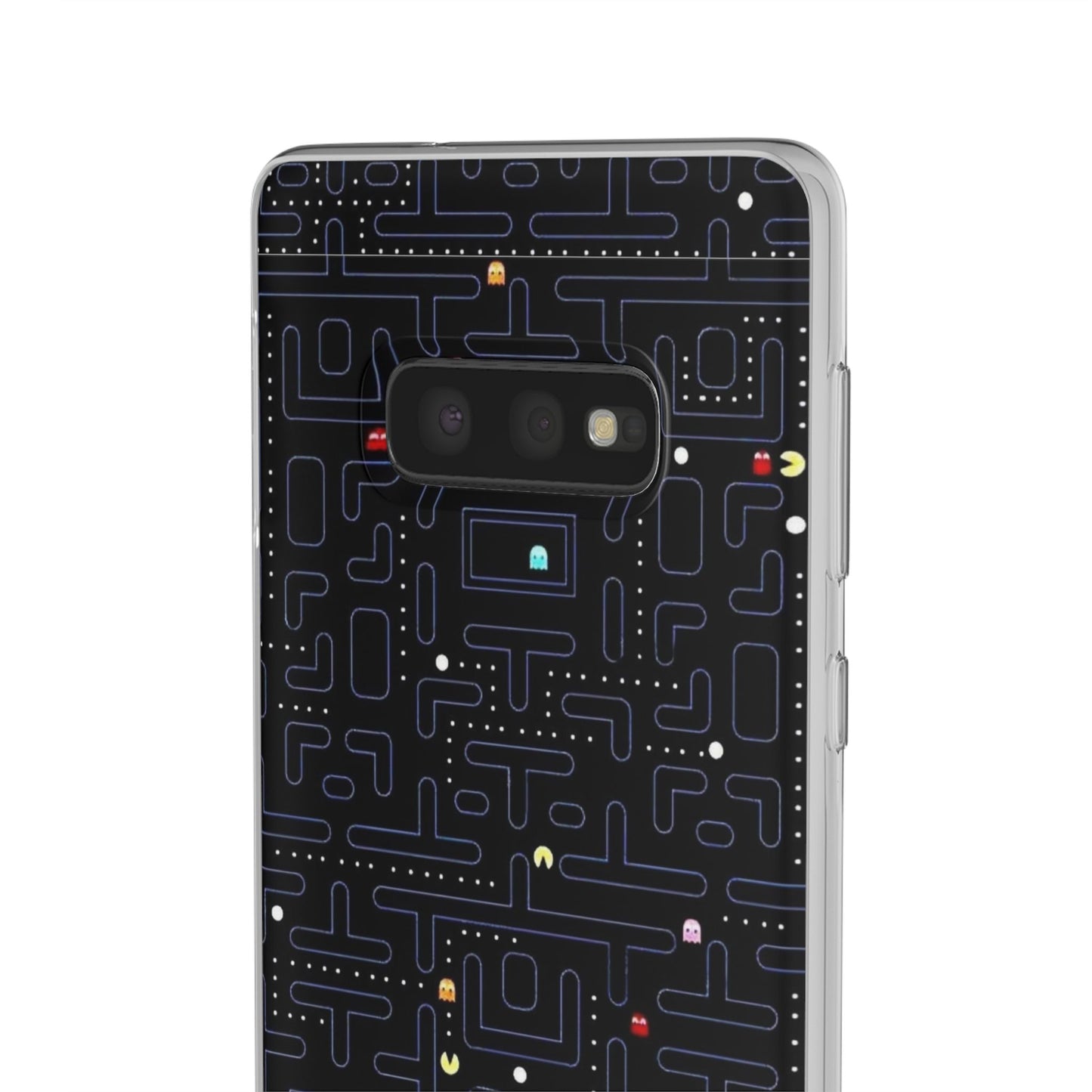 Retro Arcade Gaming TPU Phone Case, Fun Flexi Case, Gift for Gamers, Pac Man