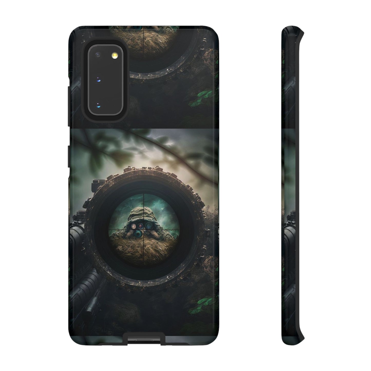 Sniper Scope Soldier Phone Case | Dual Layer Tough Cover  For iPhone