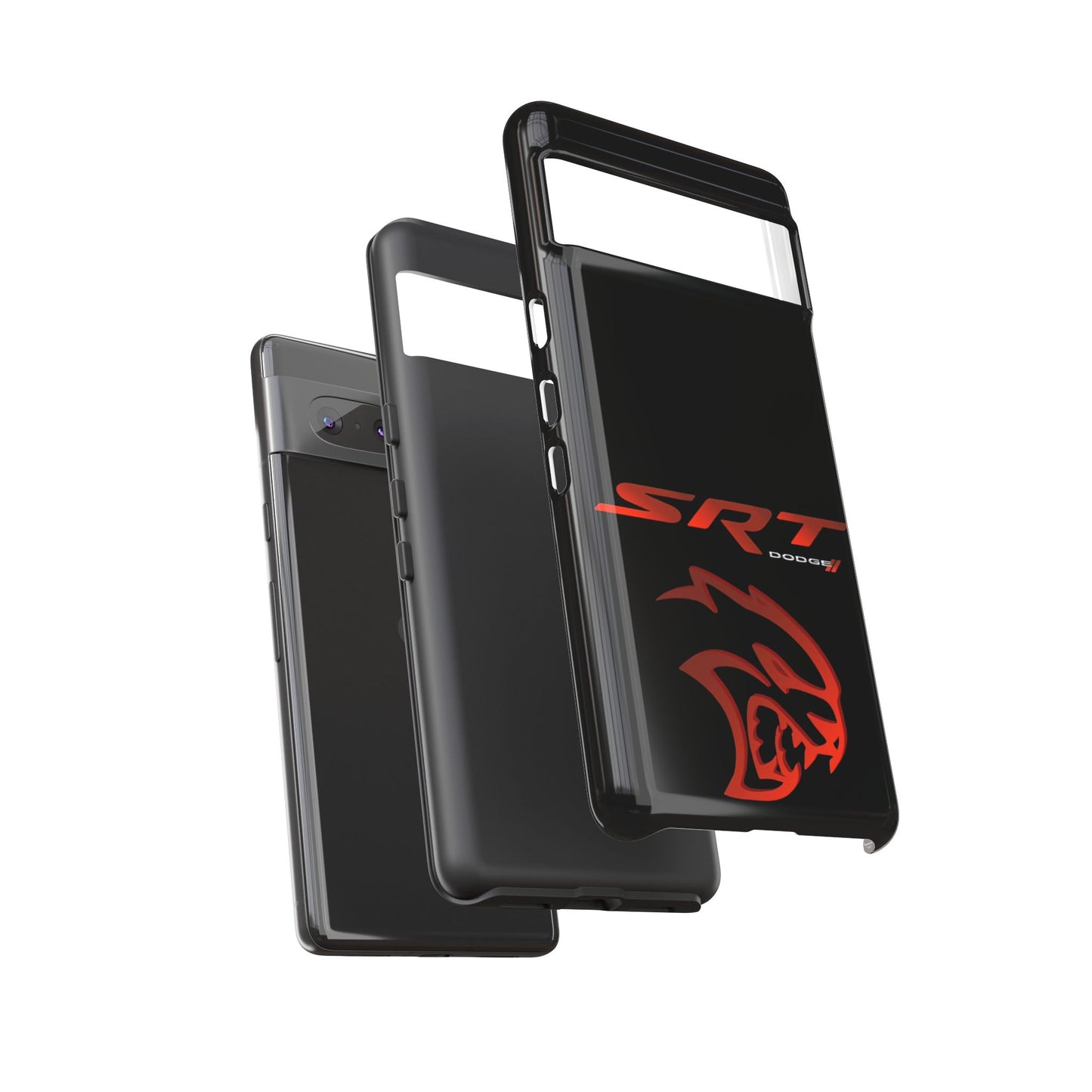 Black SRT Tough Case for iPhones, Galaxy Phones and Google Pixel