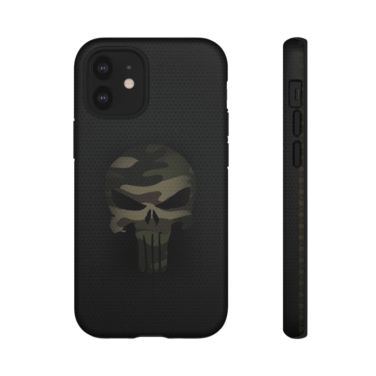 Camo Green Tough Case For iPhone, Samsung Galaxy, Pixel, Punisher Graphic