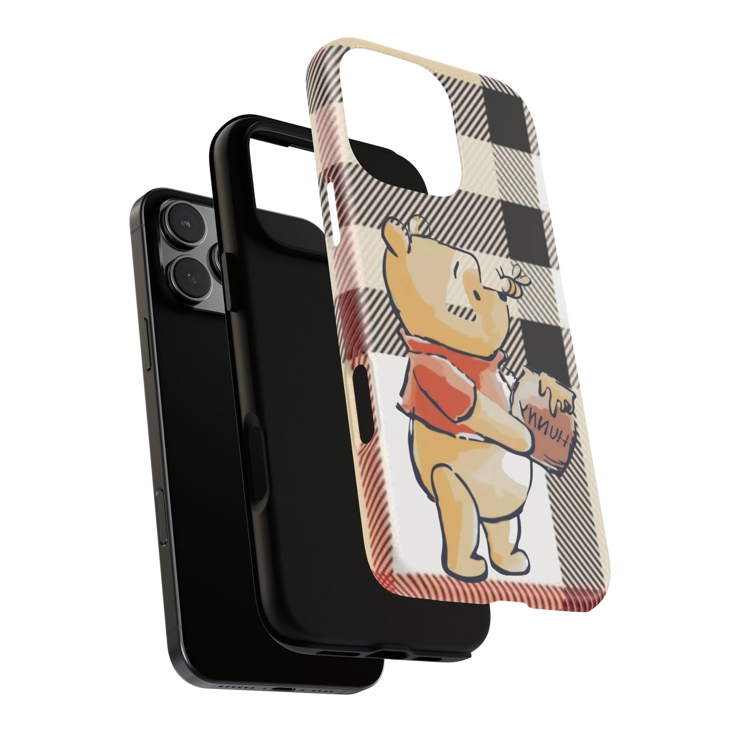 Cute Animal Phone Case, Winnie the Pooh Design, Gift for Kids, Character Case,