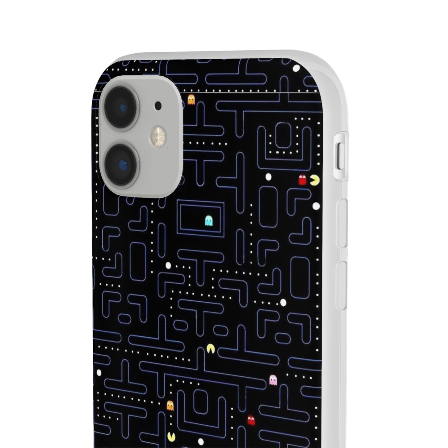 Retro Arcade Gaming TPU Phone Case, Fun Flexi Case, Gift for Gamers, Pac Man