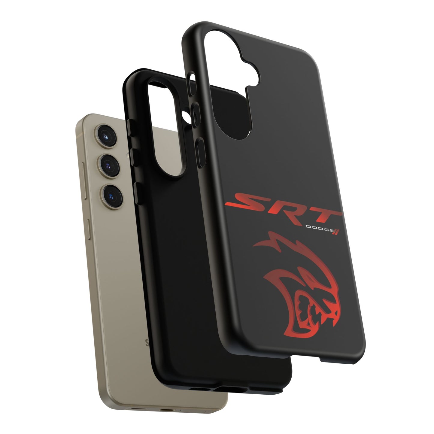 Black SRT Tough Case for iPhones, Galaxy Phones and Google Pixel