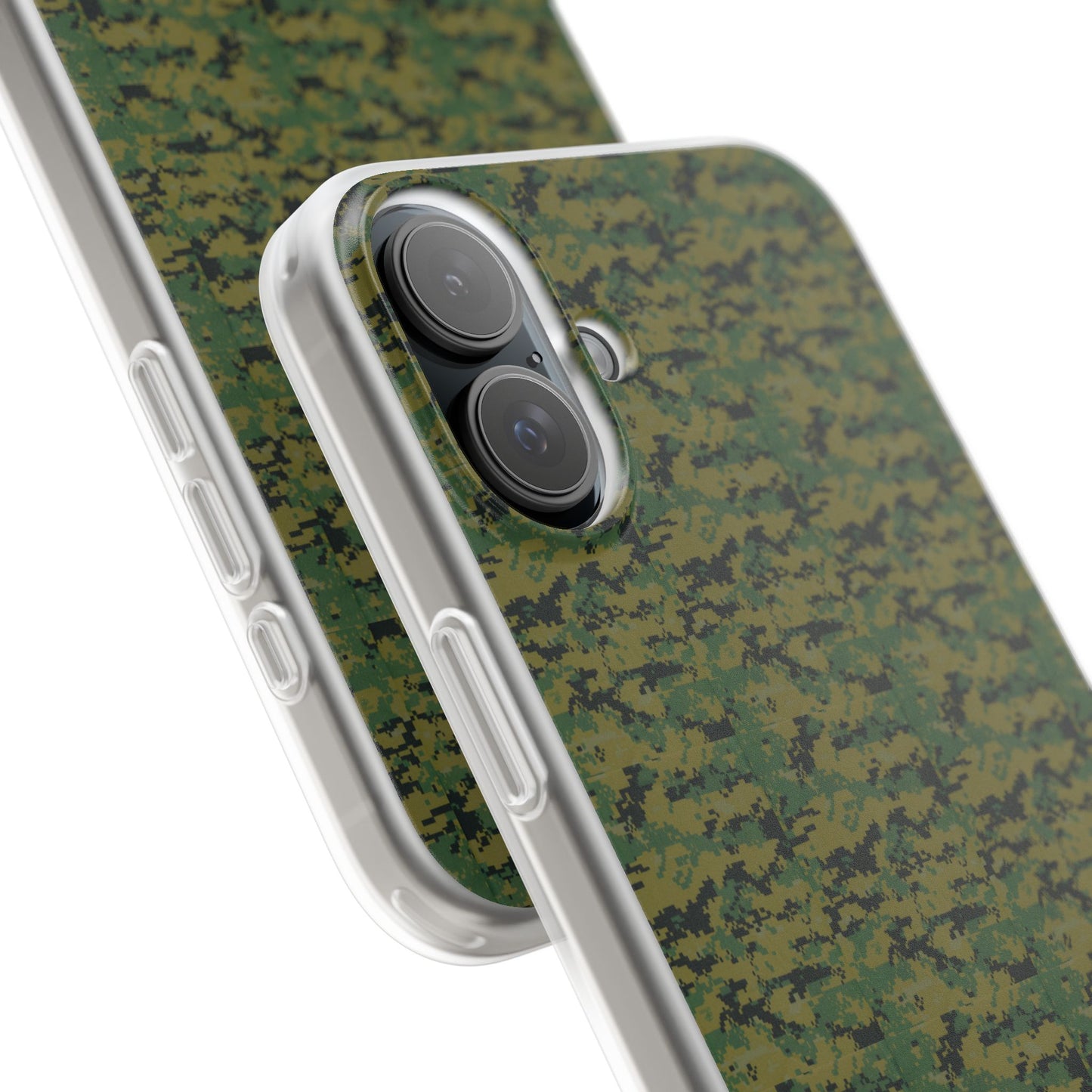 Marapat Pixelated Camo Flexible Phone Cases For iPhone and Samsung Galaxy