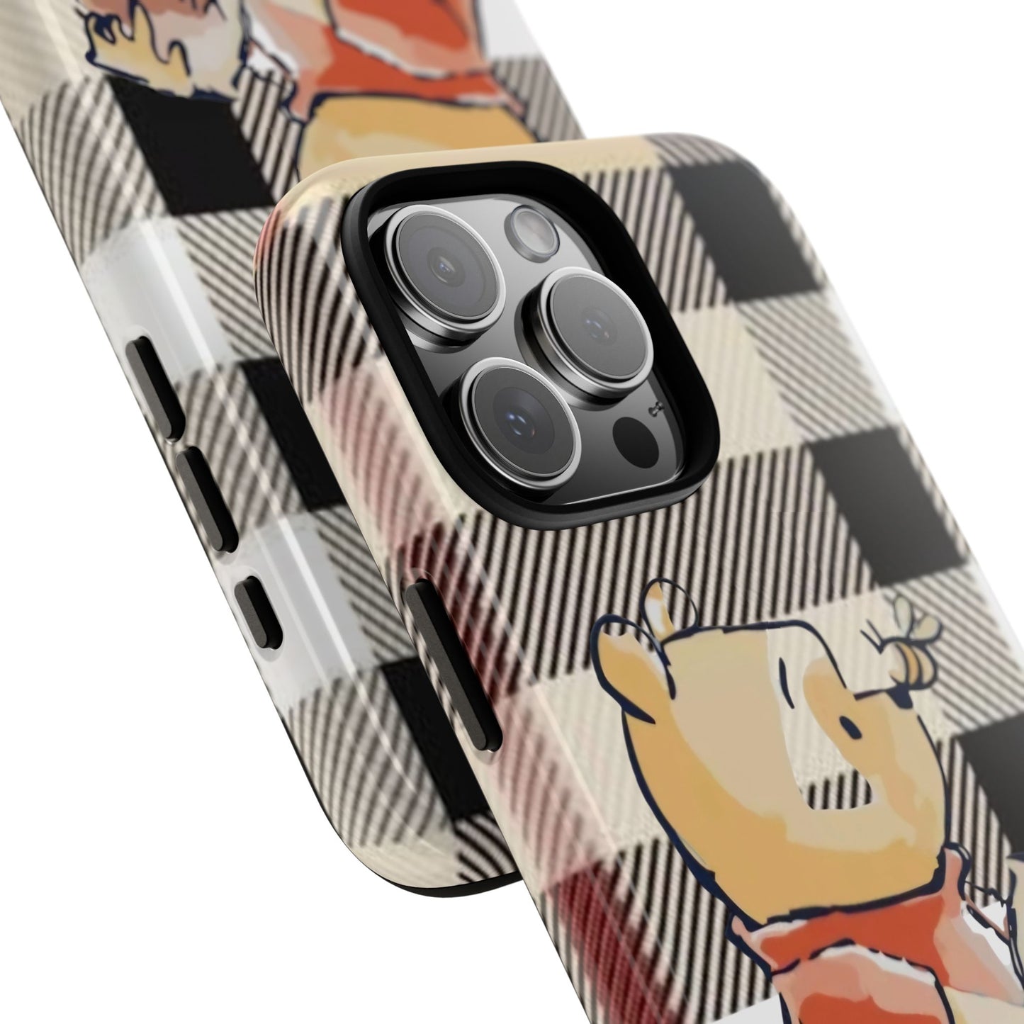 Cute Animal Phone Case, Winnie the Pooh Design, Gift for Kids, Character Case,