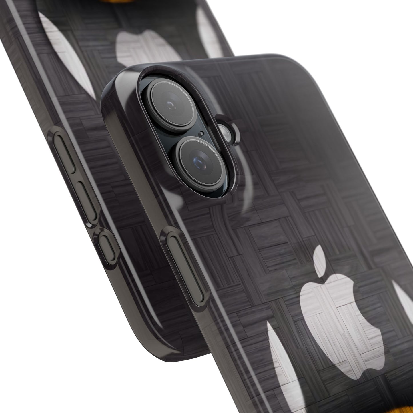 Mushroom Apple Slim Phone Case for iPhone Cute Gamer Phone Accessory, Kids Gift