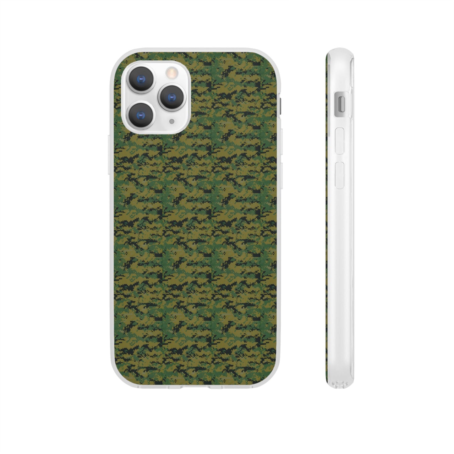 Marapat Pixelated Camo Flexible Phone Cases For iPhone and Samsung Galaxy